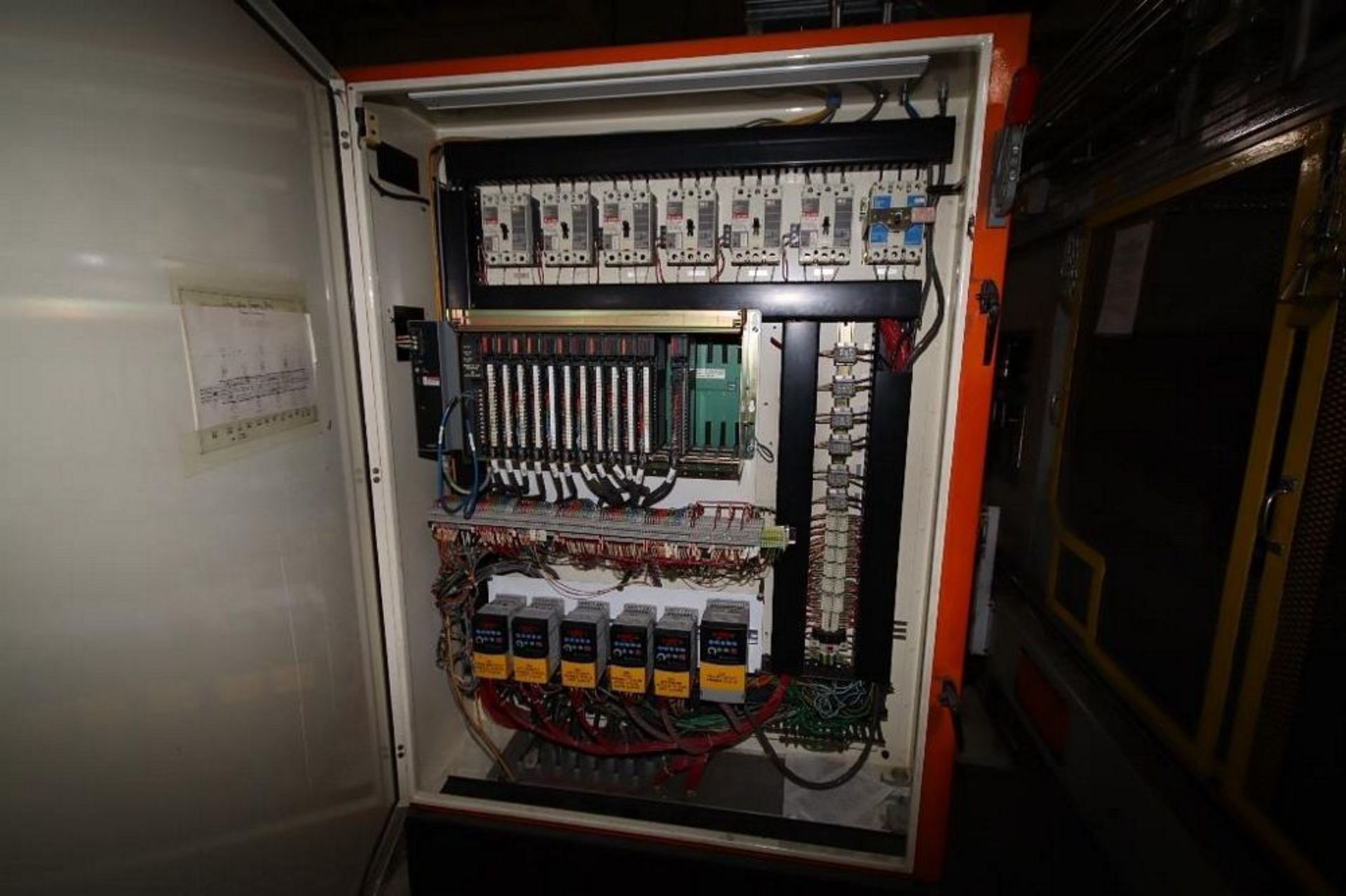 Control Cabinets Associated with Scott Inner Door Line (6) Orange Units (S4121-16, S4121-18,S4122-18 - Image 5 of 11