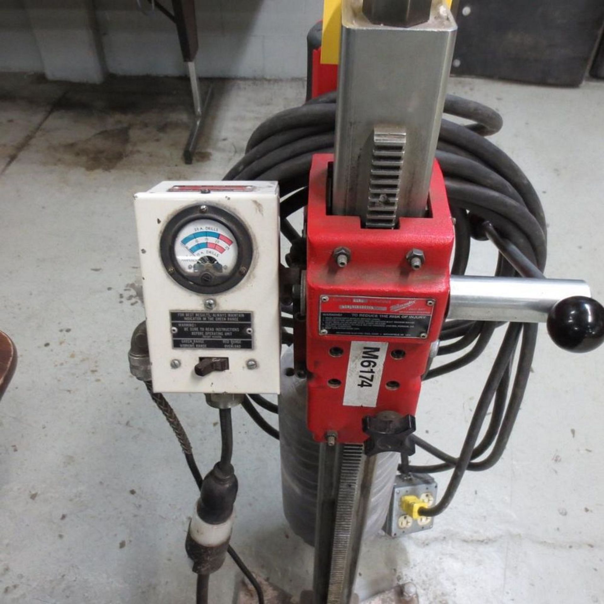 Milwaukee Dymadrill 2" To 10", 1- 1/4" - 7 Spindle Thread, 20 Amp, 120V - Image 4 of 7