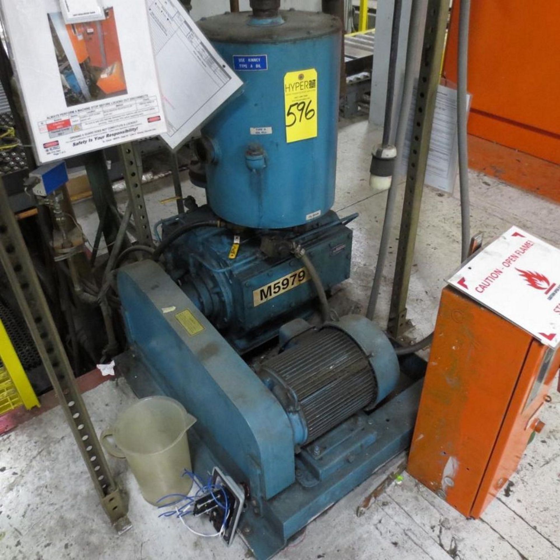 Kinney Vacuum Unit and (2) Other Vacuum Pumps