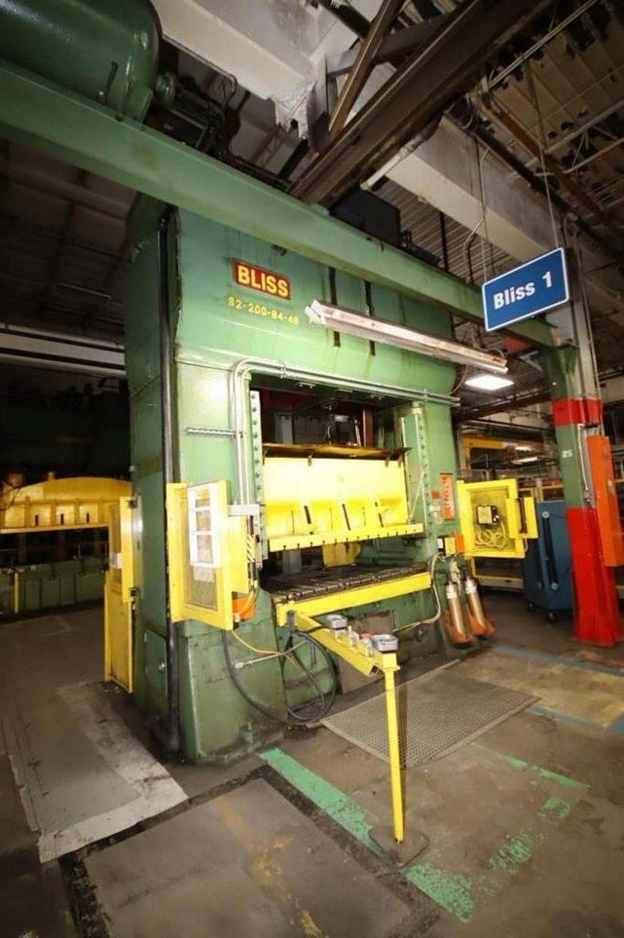 Bliss S2-200-84-48 S/S Press, SSC-1500 Control, Light Curtains, 16" Stroke, 20SPM, Max SH 26"/Min SH