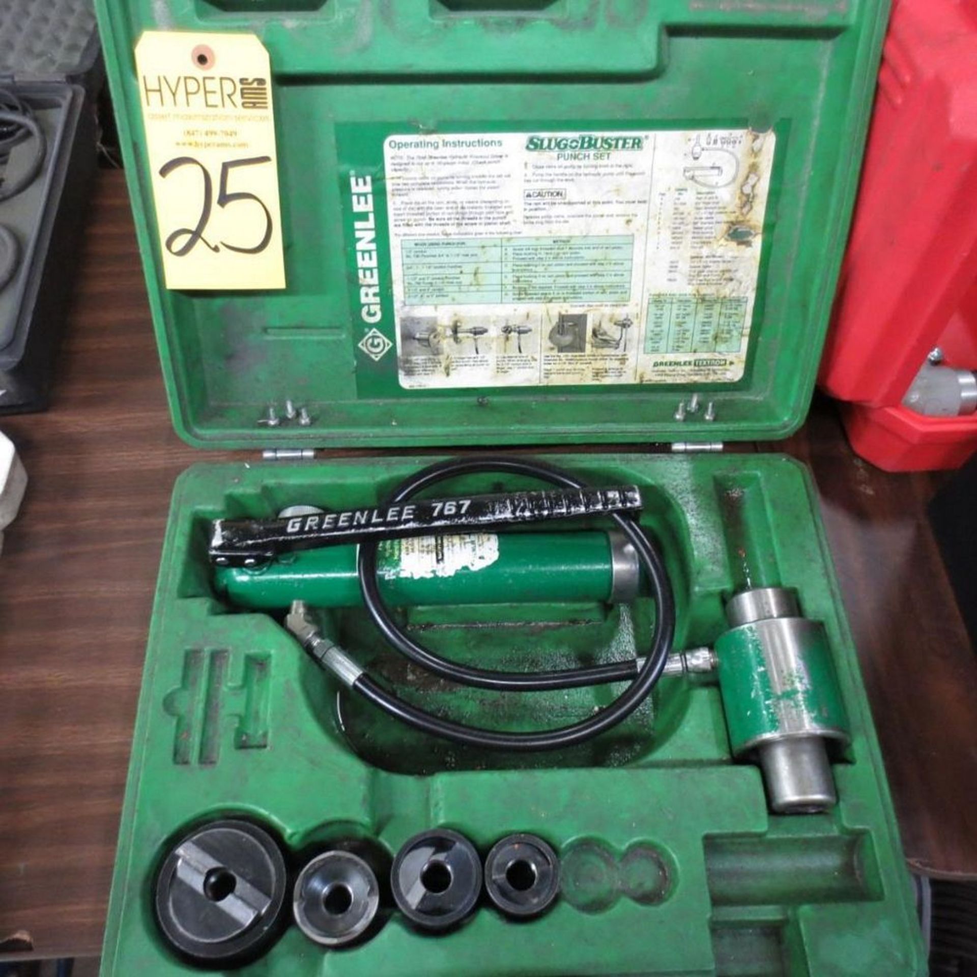 Greenlee 767 Punch Set