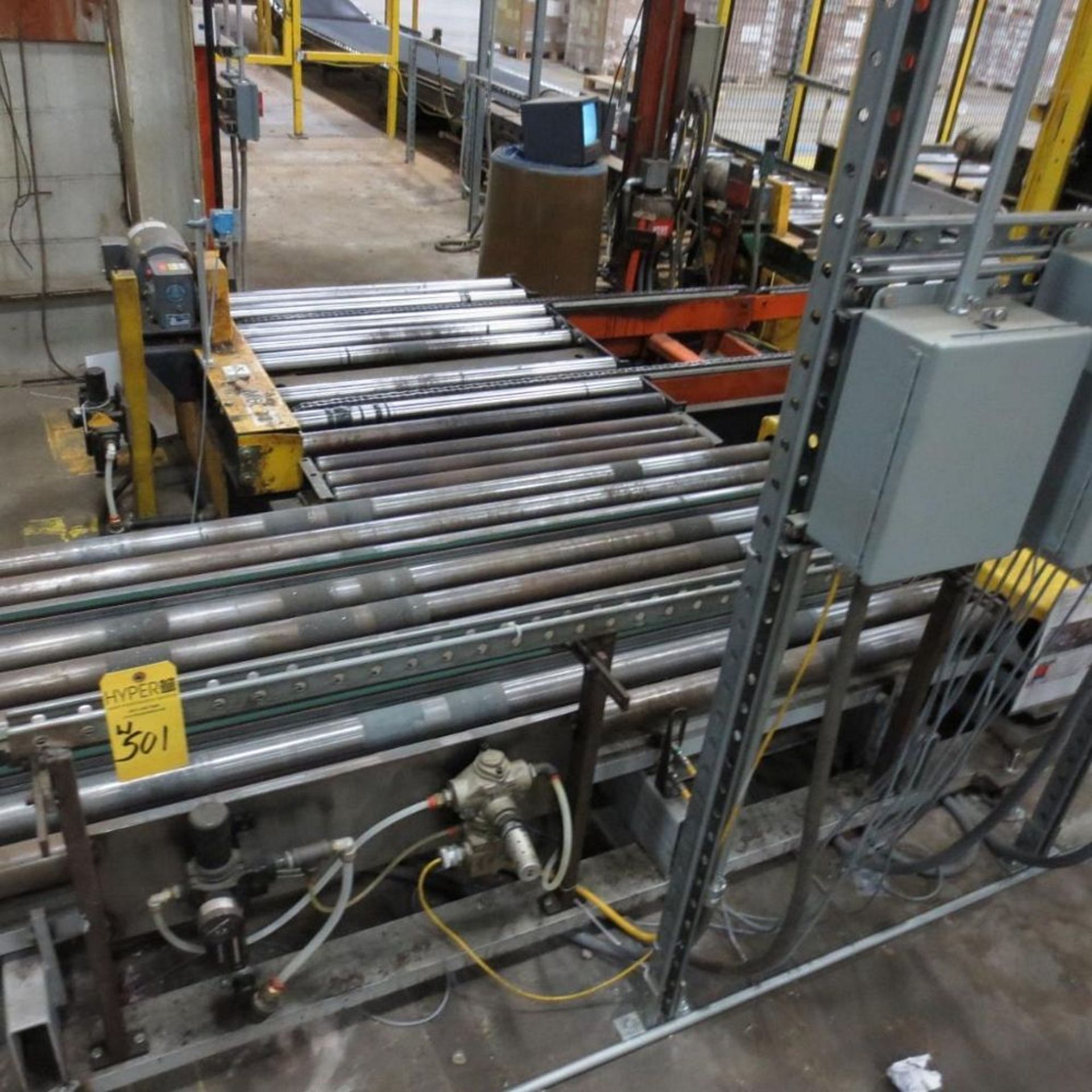 Belt and Roller Conveyor with 3 Transfers, Roller Conveyer is 39" and 29" Wide 759' Long, Belt Conve - Image 5 of 10