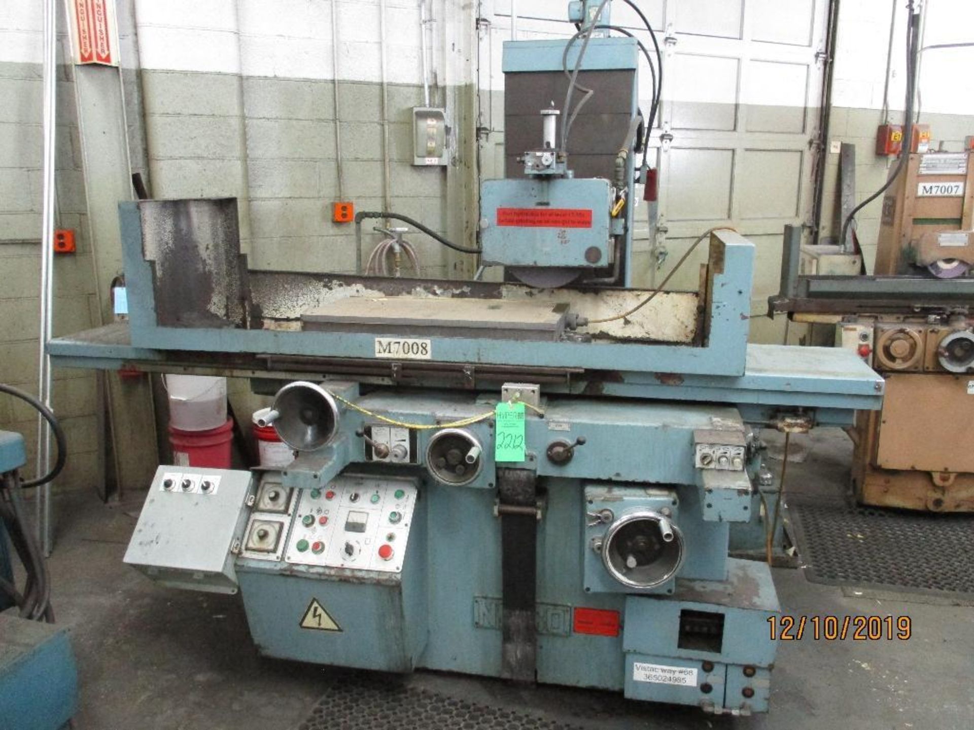 Nicco Surface Grinder, Power Feed Bed, 32" x 16" Magnetic Chuck, M/N NSG S/N J4101