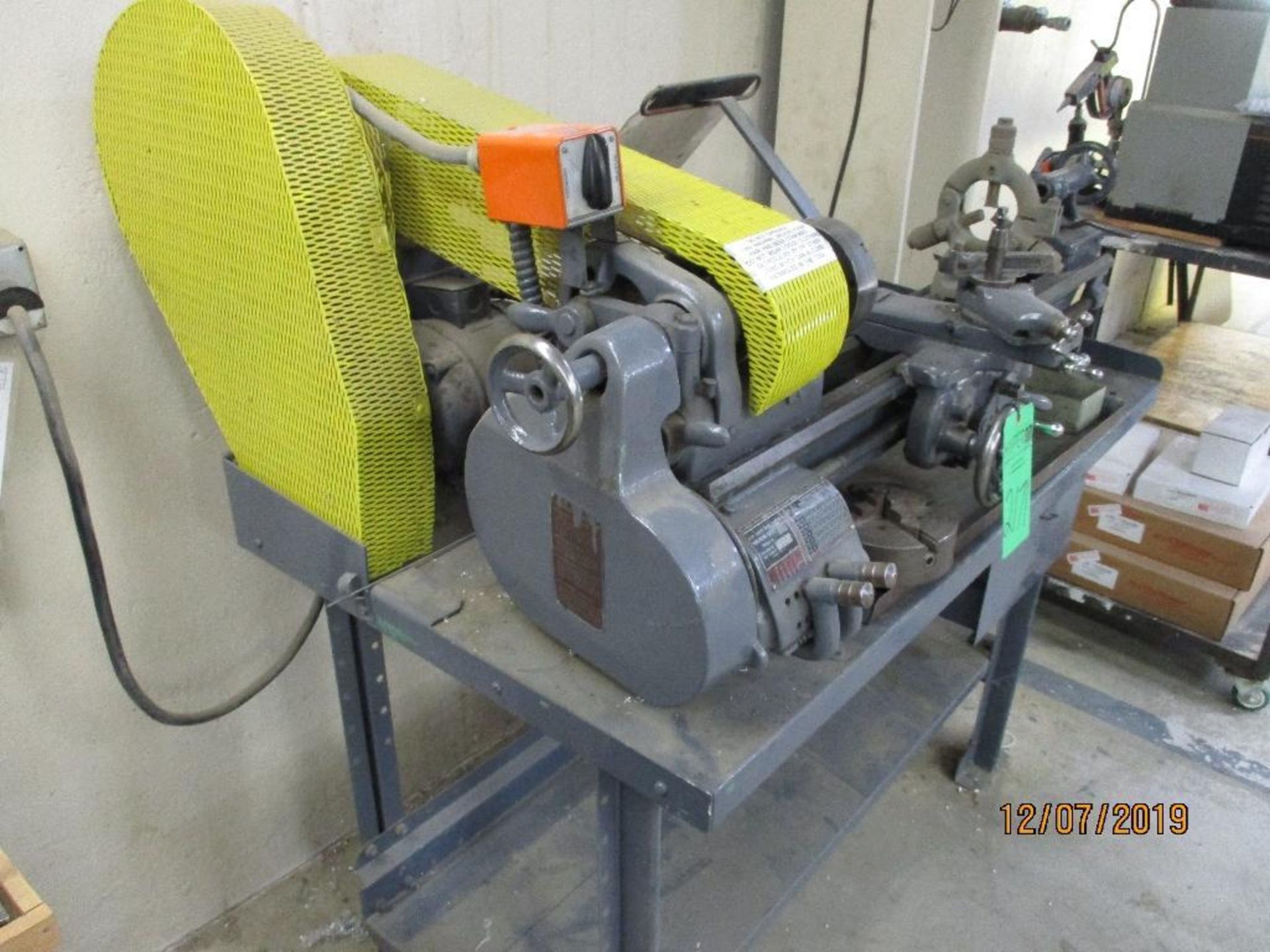 Southbend Precision Lathe With Steady Rest, 9" Swing, 2' Between Centers, 3/4" Hole Thru Center, 5" - Image 3 of 4