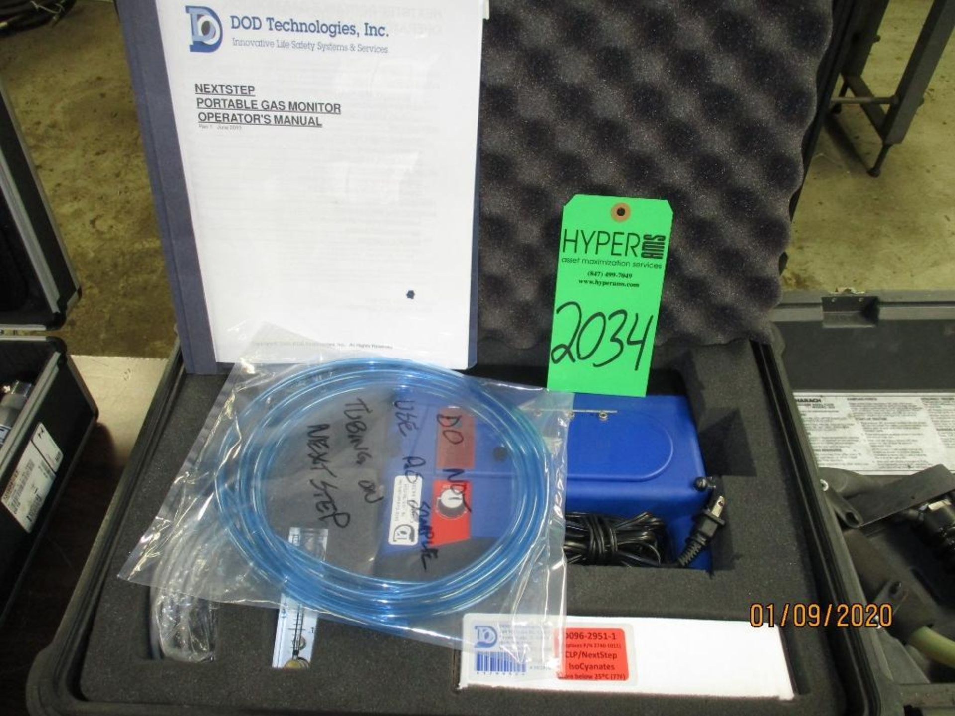 DOD Tech. Portable Gas Monitor