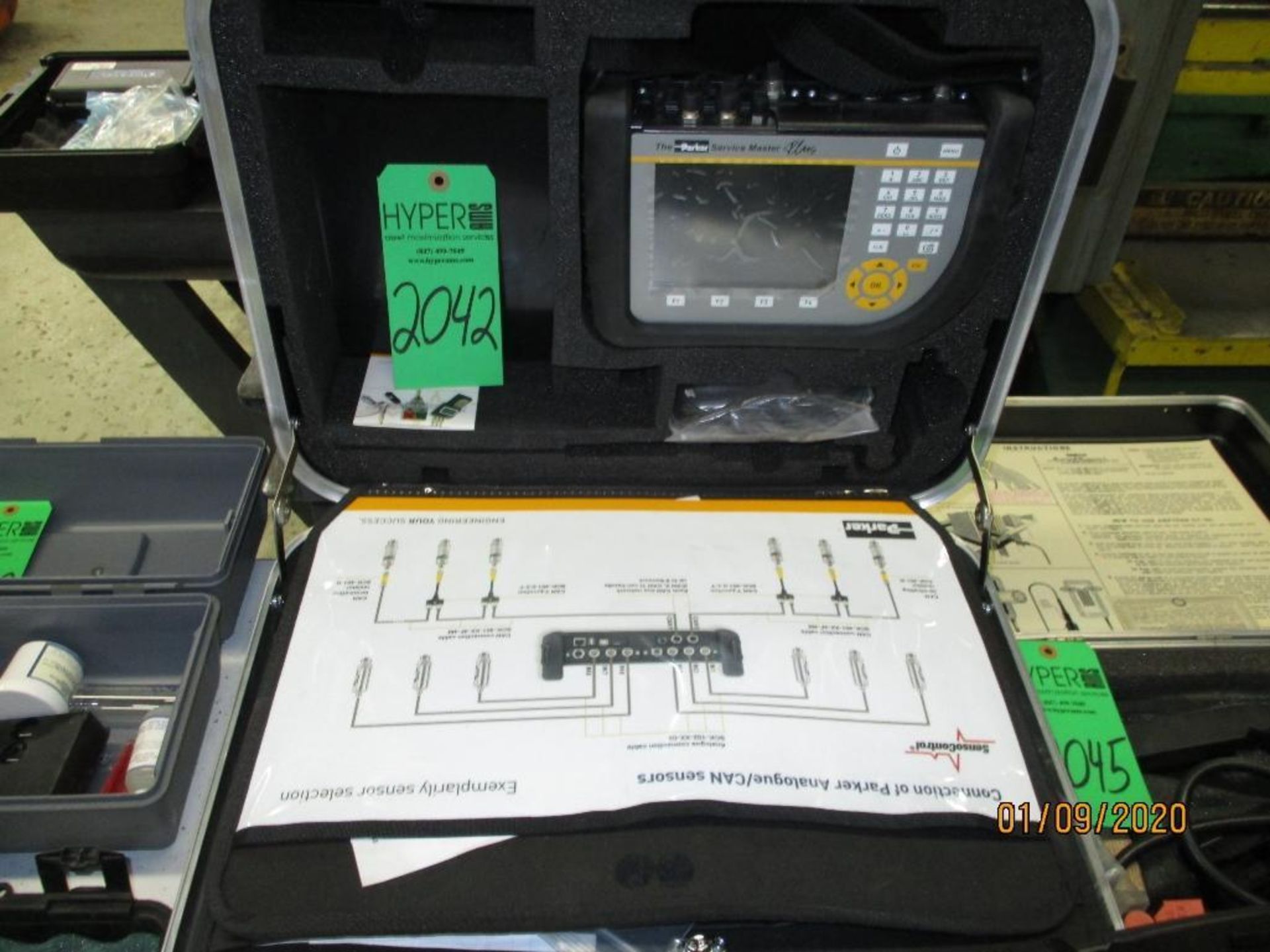 Parker Service Master Plus Pneumatic/Hydrulic Measuring And Analyzing Tool