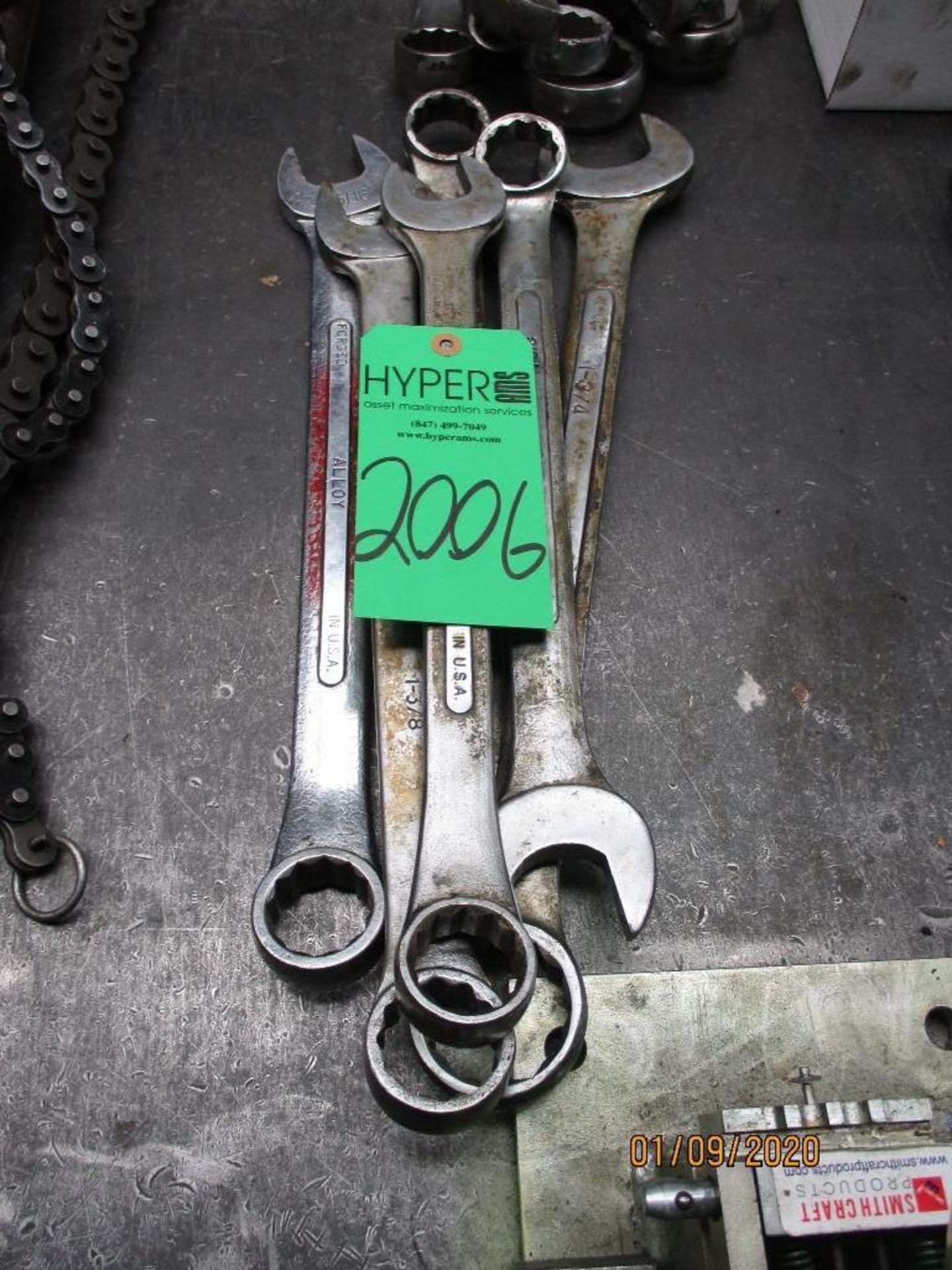 Six Large Wrenches