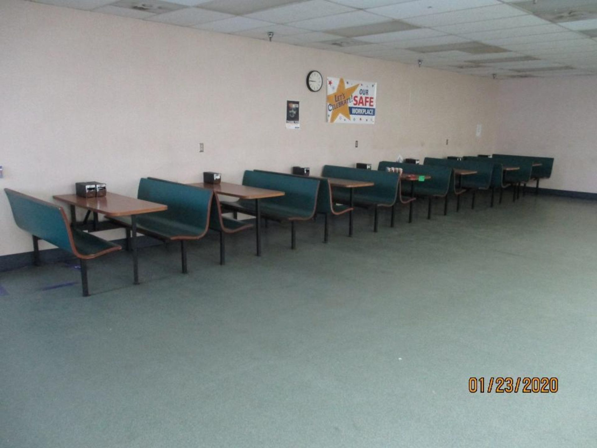 (7) Break Room Booth Tables