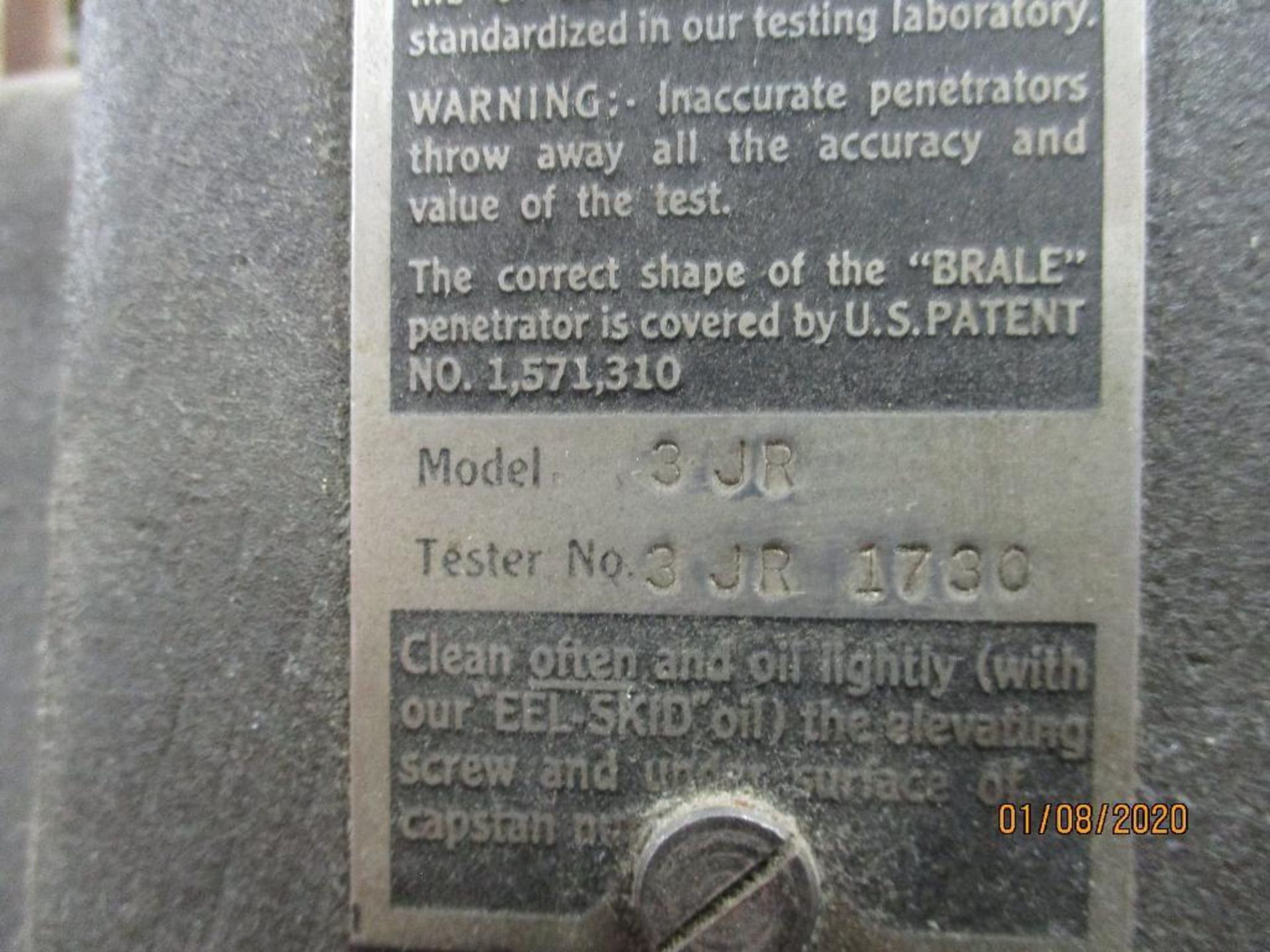 Rockwell Hardness Tester M/N 3JR - Image 3 of 3