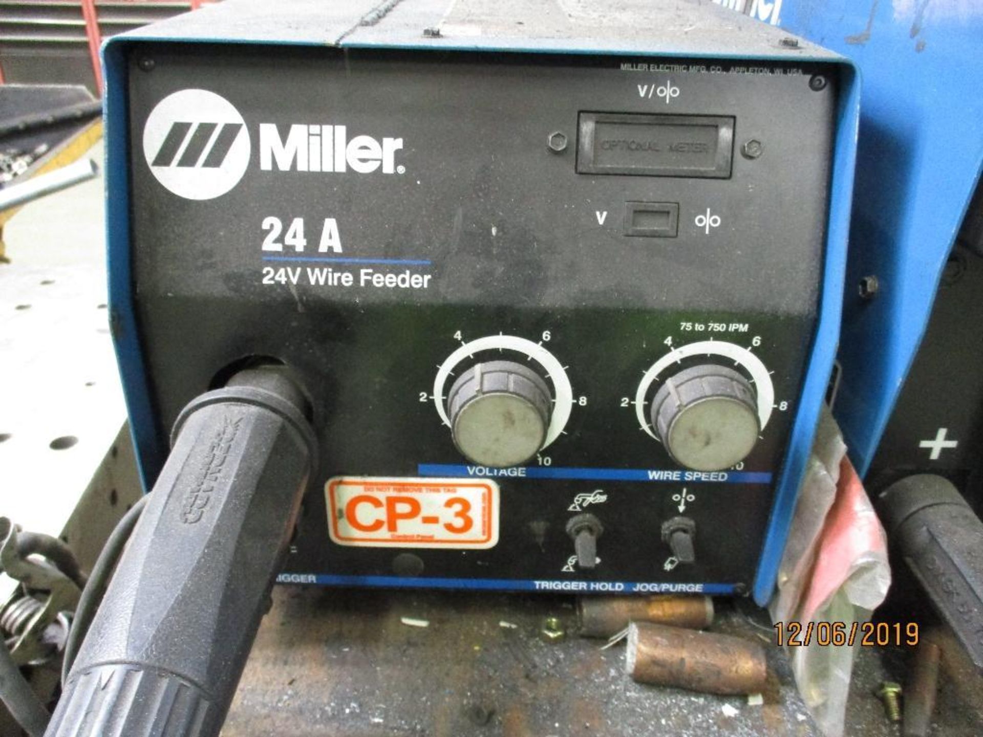 Miller XMT 304 CC/CV DC Inverter Arc Welder With Miller 24A Wire Feeder - Image 3 of 6