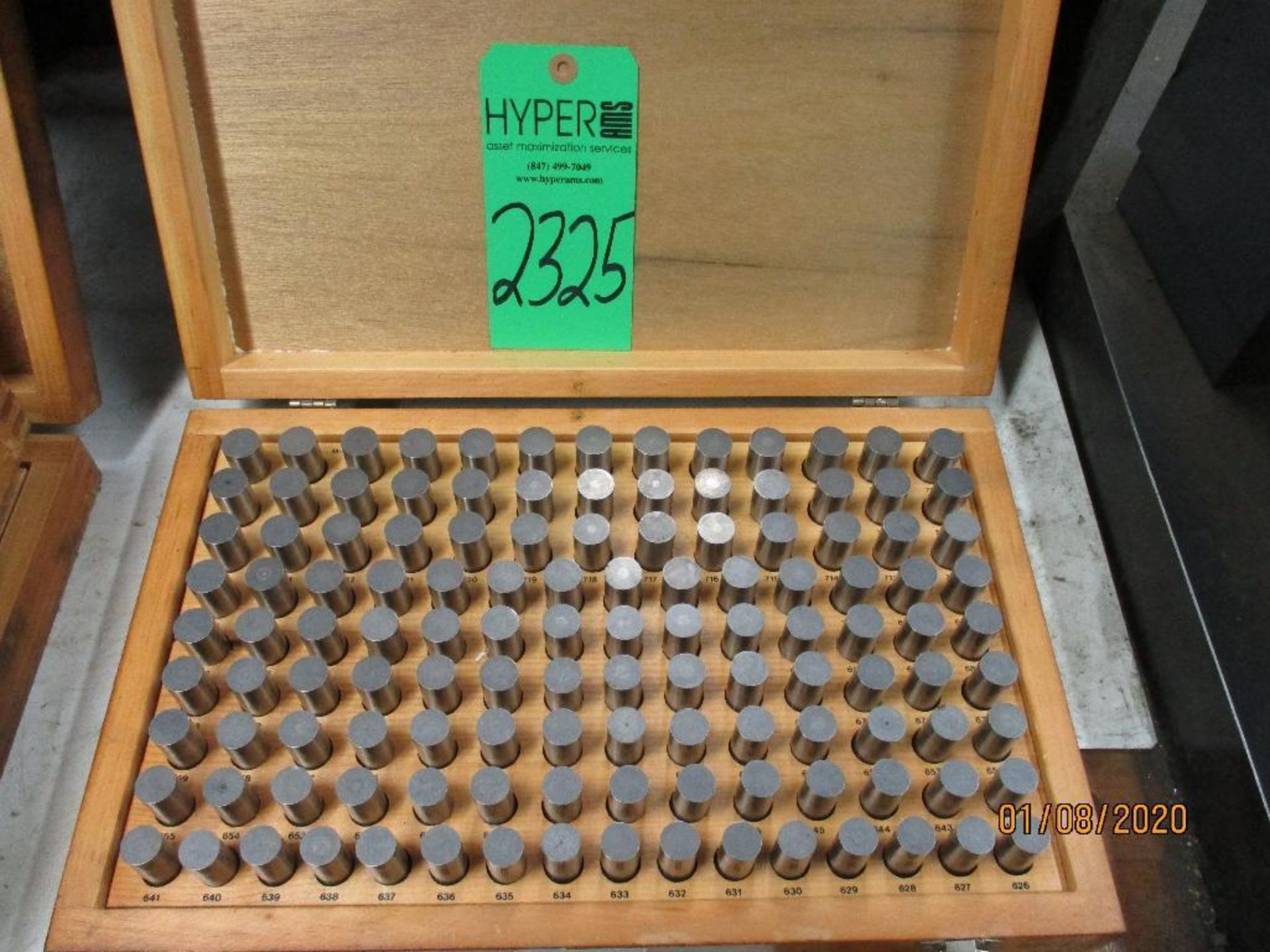 Pin Gauge Set .626 To .750