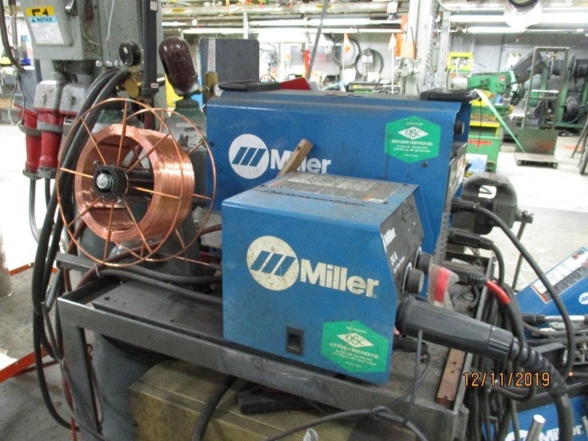 Miller XMT 304 CC/CV DC Inverter Arc Welder With Miller 24A Wire Feeder - Image 2 of 6