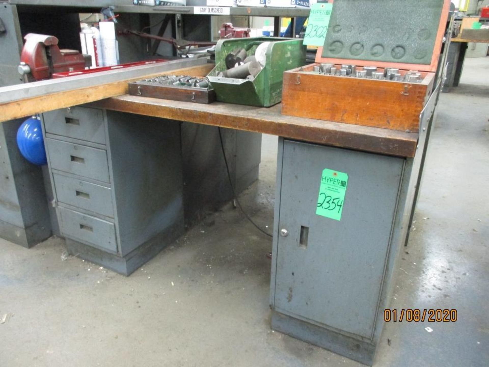 Three Work Benches With Three Vises, No Other Contents - Image 2 of 6