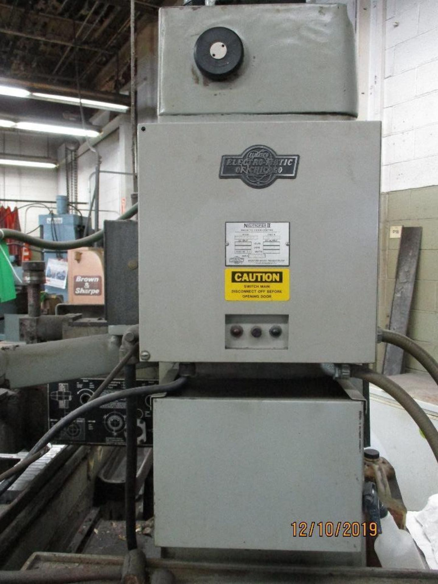 E.L.B. Schliff Surface Grinder, Power Feed Bed, 34" x 14" Magnetic Chuck, M/N CEV3-6-20841 - Image 13 of 14