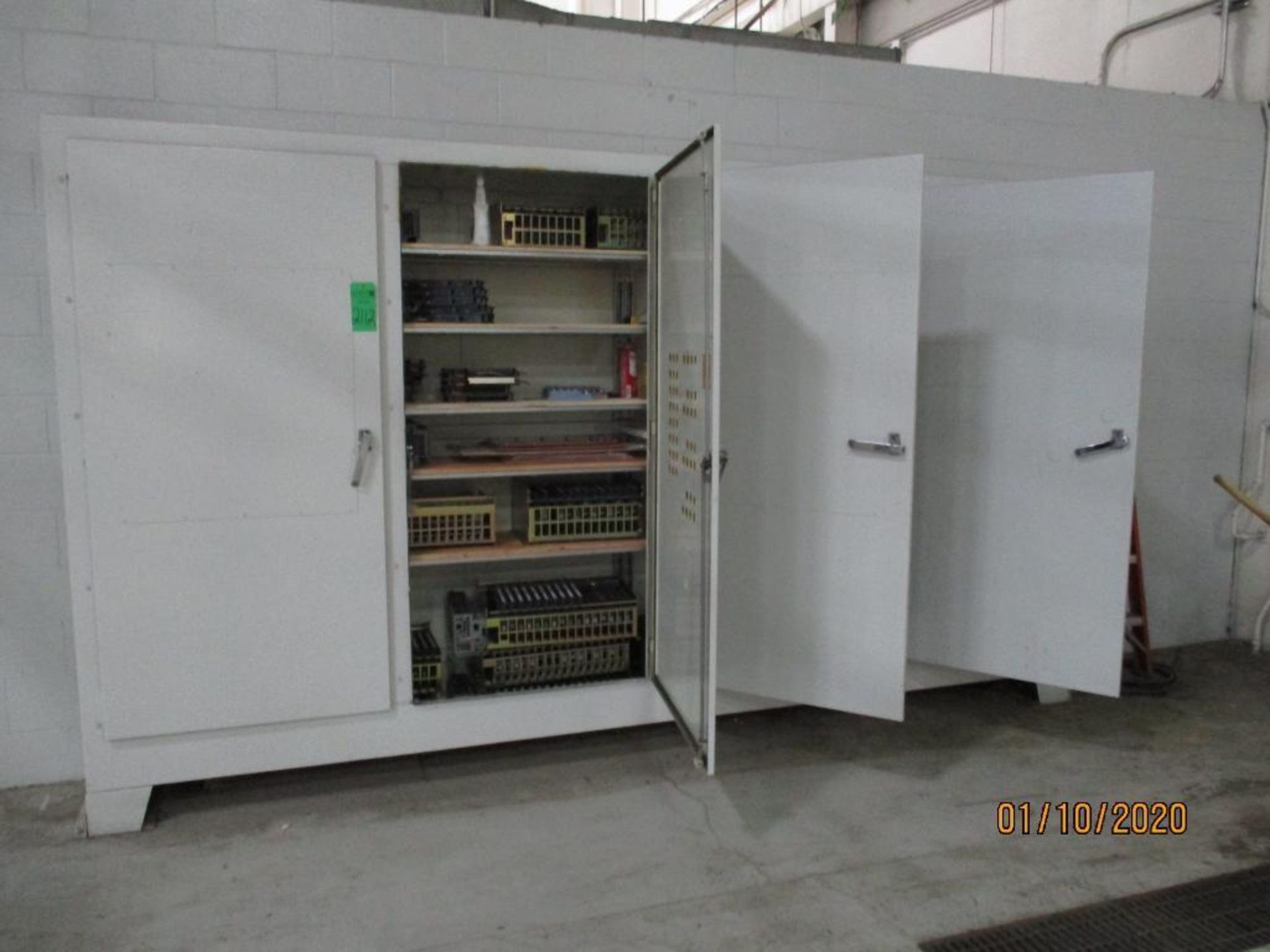 Cabinet Plus Contents Of Electrical Components