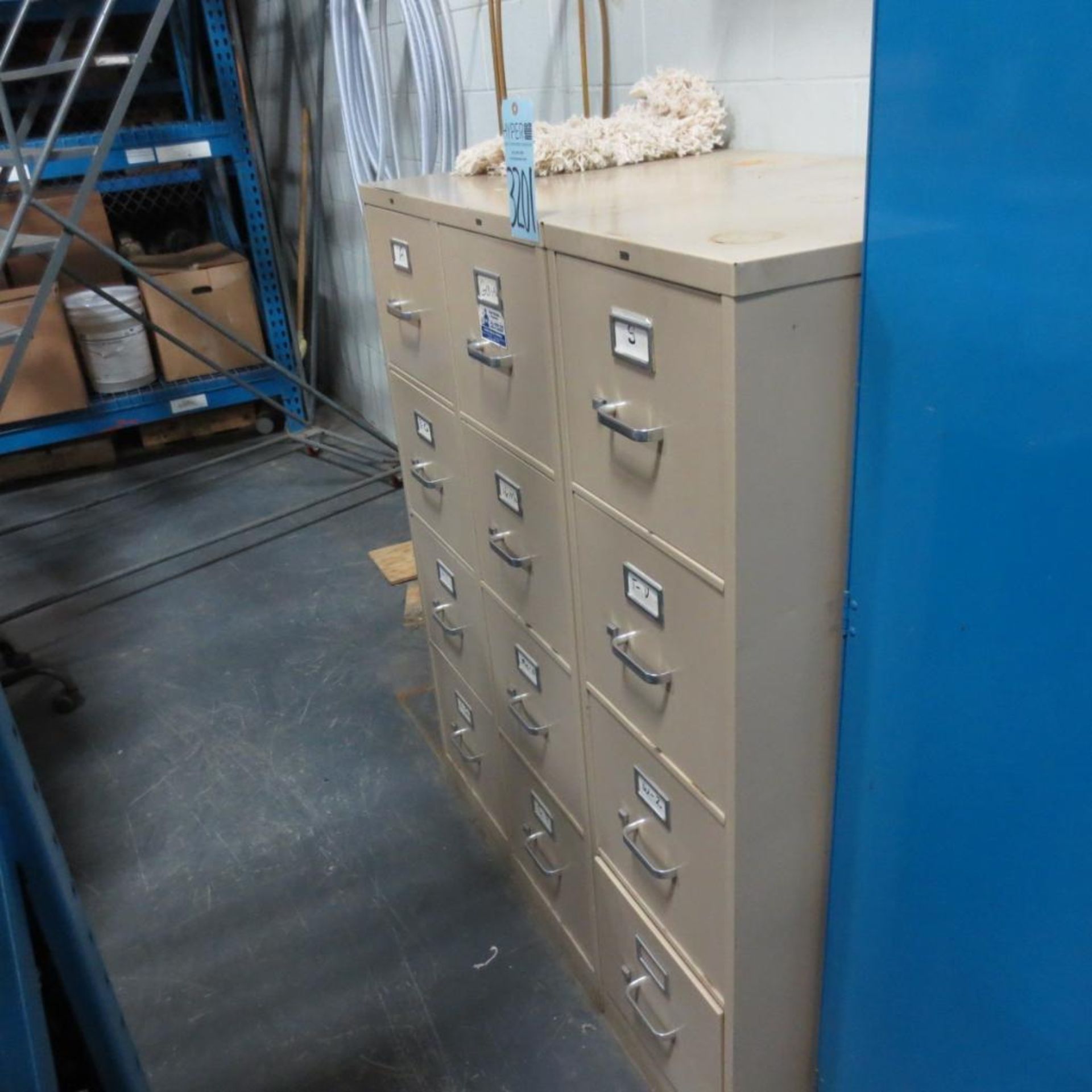 (3) 4 Drawer File Cabinets ( No Contents )