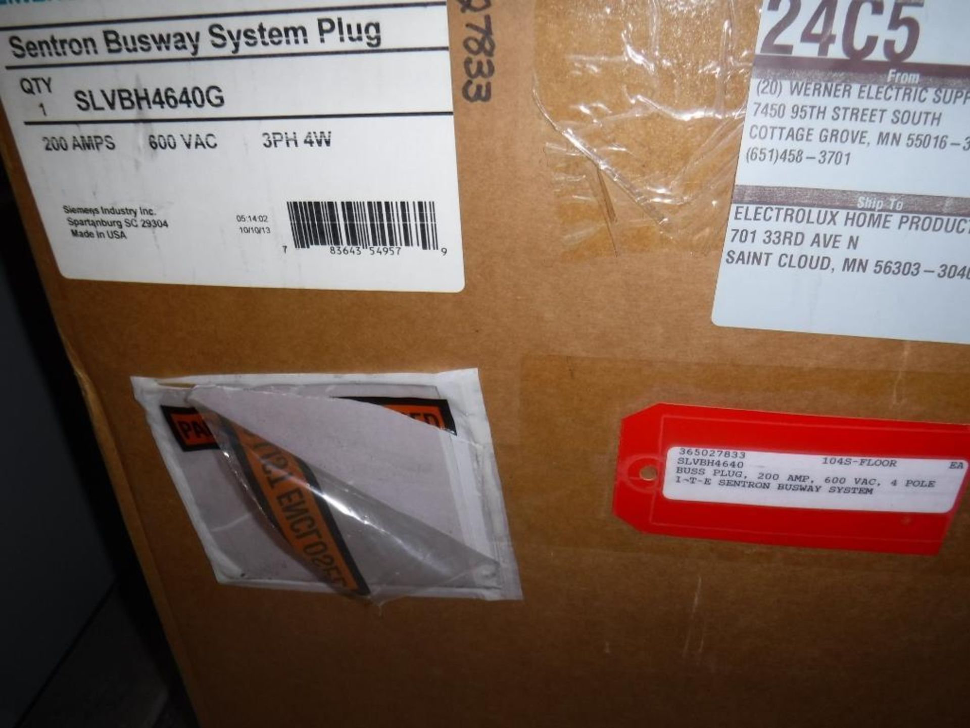 (4) Siemens Busway Plugs in Boxes, LOCATED ON SECOND FLOOR-MUST REMOVE BY 2/14/20-MUST BE REMOVED IN - Image 5 of 5