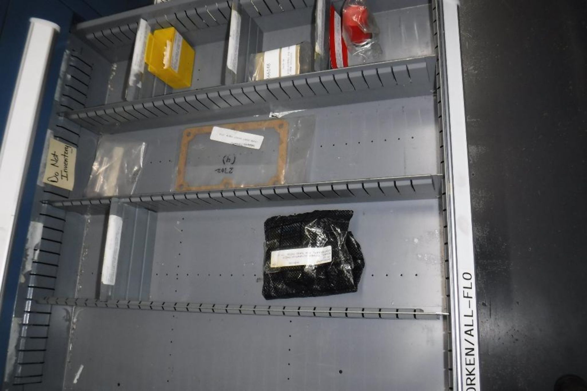 9-Drawer Vidmar Cabinet with Contents-Binks, Taylor Winfield, Sealant Equipment Parts, Vickers, Etc. - Image 7 of 13