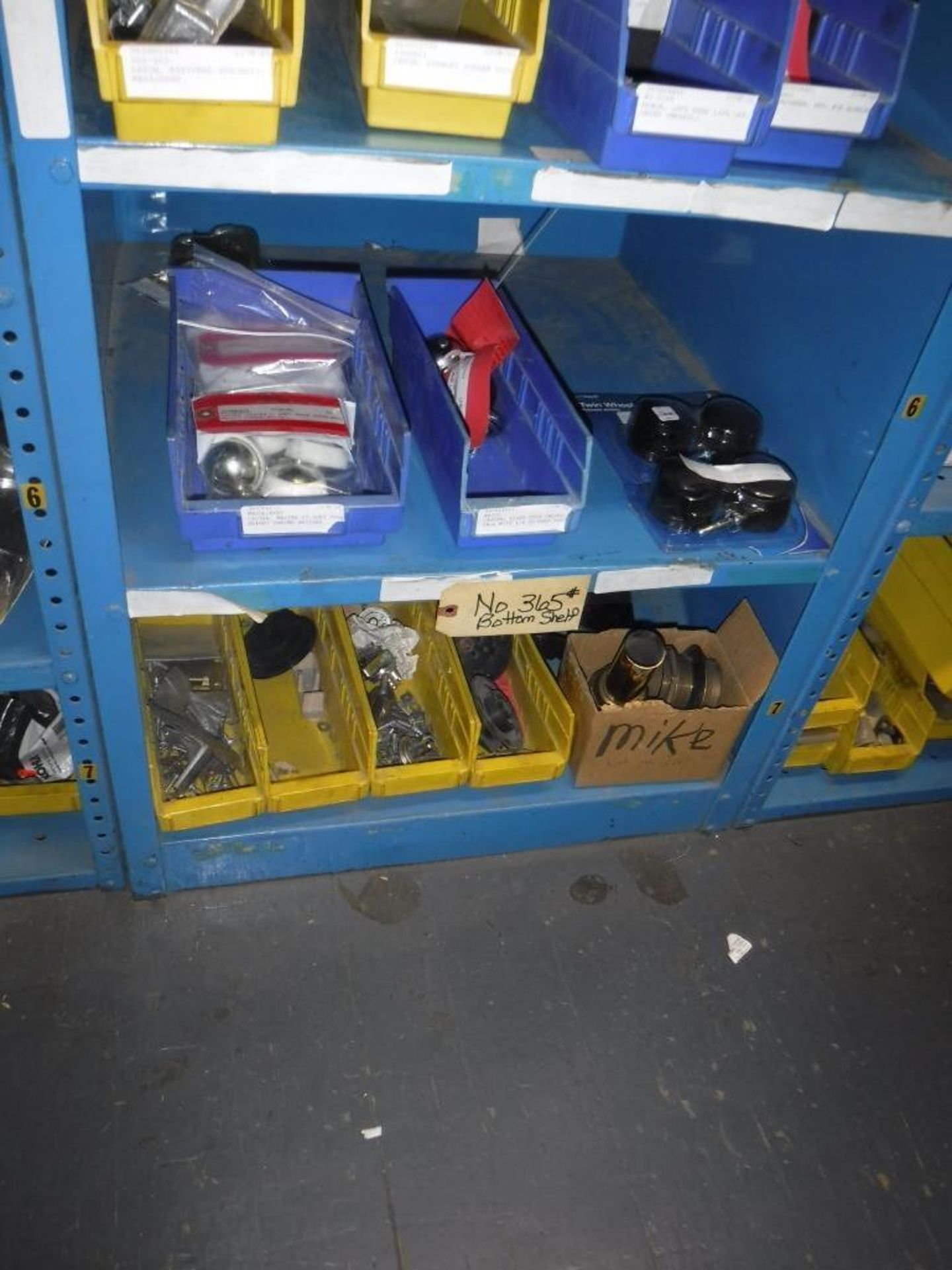 Contents of Shelves 241M Thru 236M-Latches,Sprinkler Head,Brackets,Springs,Valves,Levers,Reinforced - Image 16 of 19