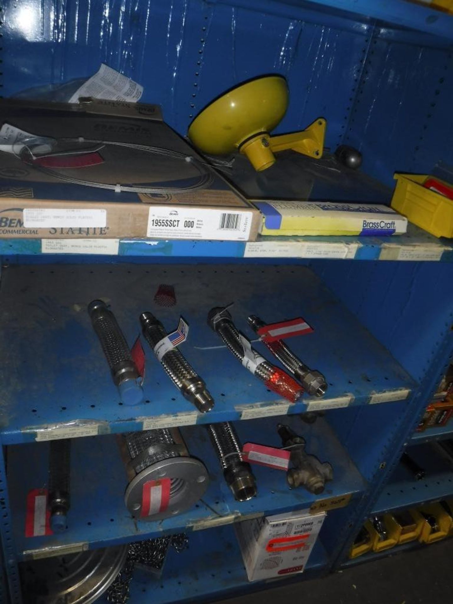 Contents of Shelves 241M Thru 236M-Latches,Sprinkler Head,Brackets,Springs,Valves,Levers,Reinforced - Image 10 of 19