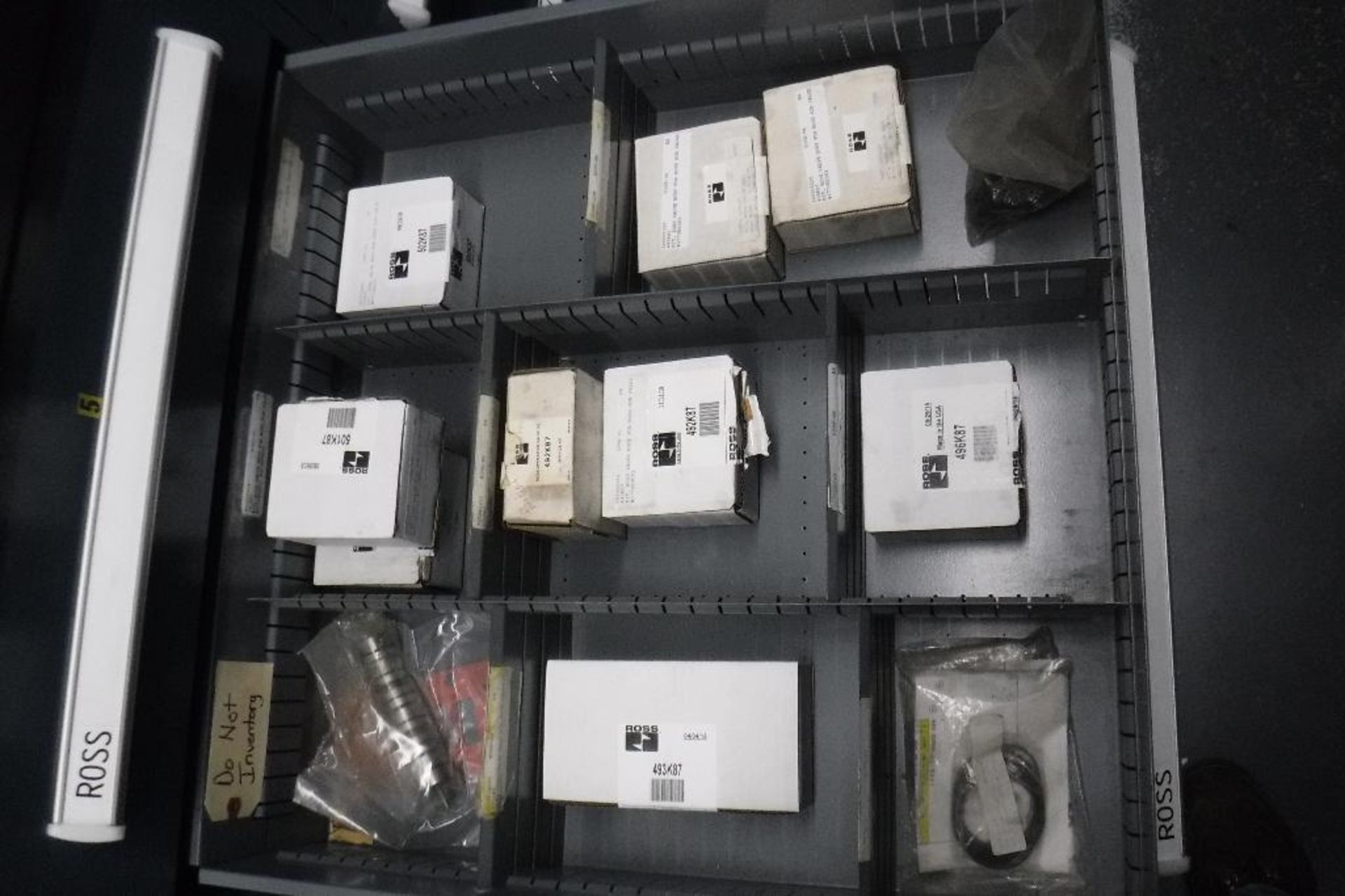 8-Drawer Vidmar Cabinet with Contents-Automatic Valve Corp., ASCO, Ross, Automatic Allenair, Whitelo - Image 4 of 13
