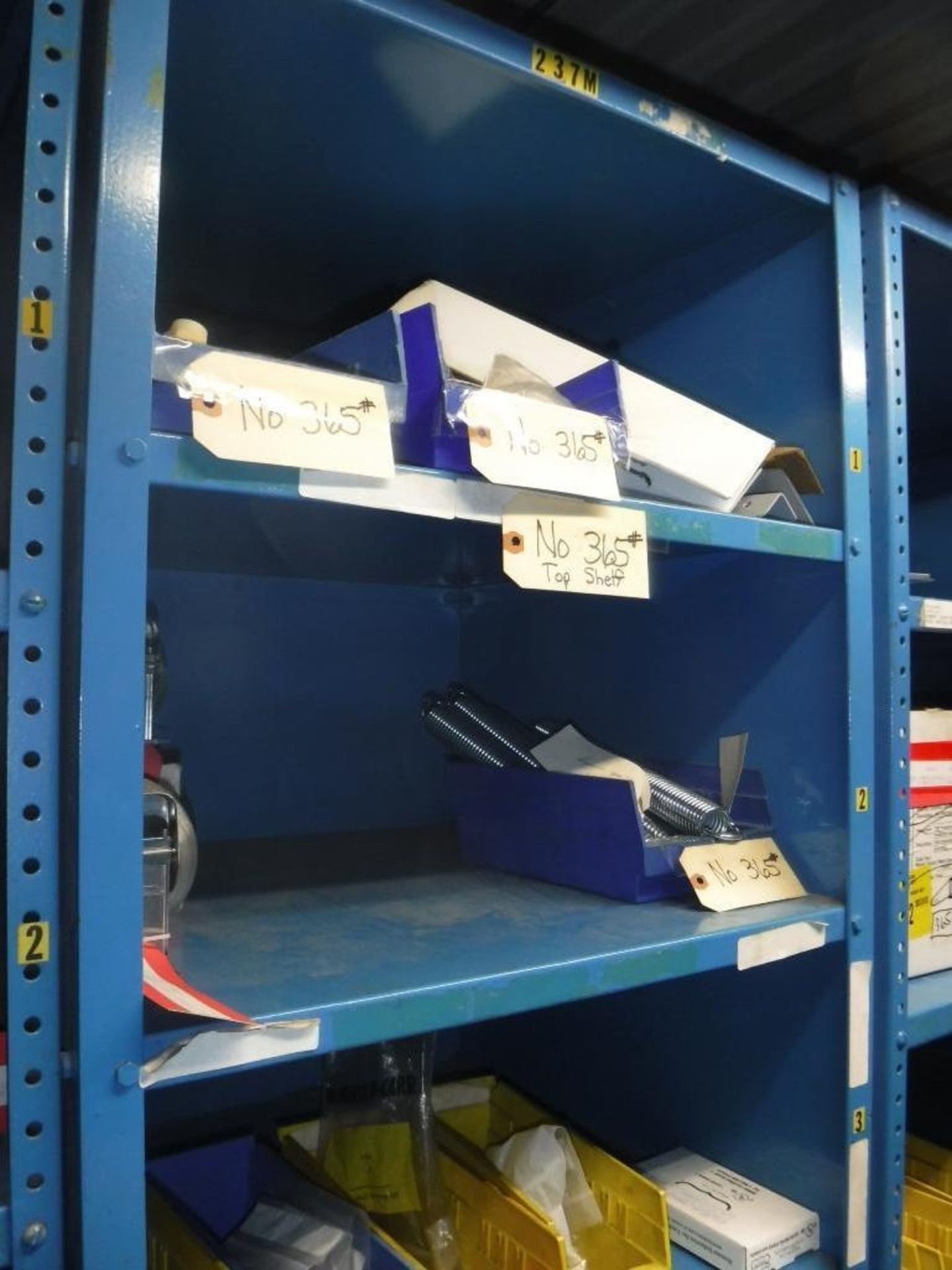 Contents of Shelves 241M Thru 236M-Latches,Sprinkler Head,Brackets,Springs,Valves,Levers,Reinforced - Image 14 of 19