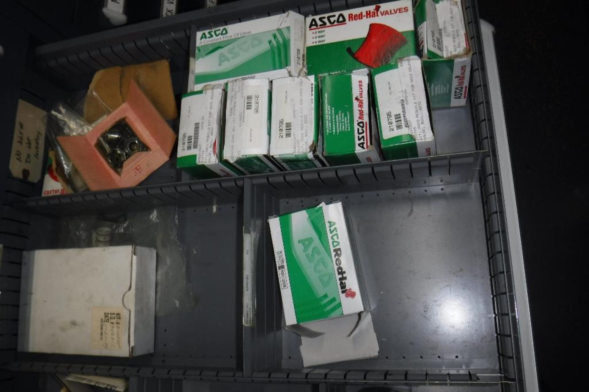 8-Drawer Vidmar Cabinet with Contents-Automatic Valve Corp., ASCO, Ross, Automatic Allenair, Whitelo - Image 6 of 13