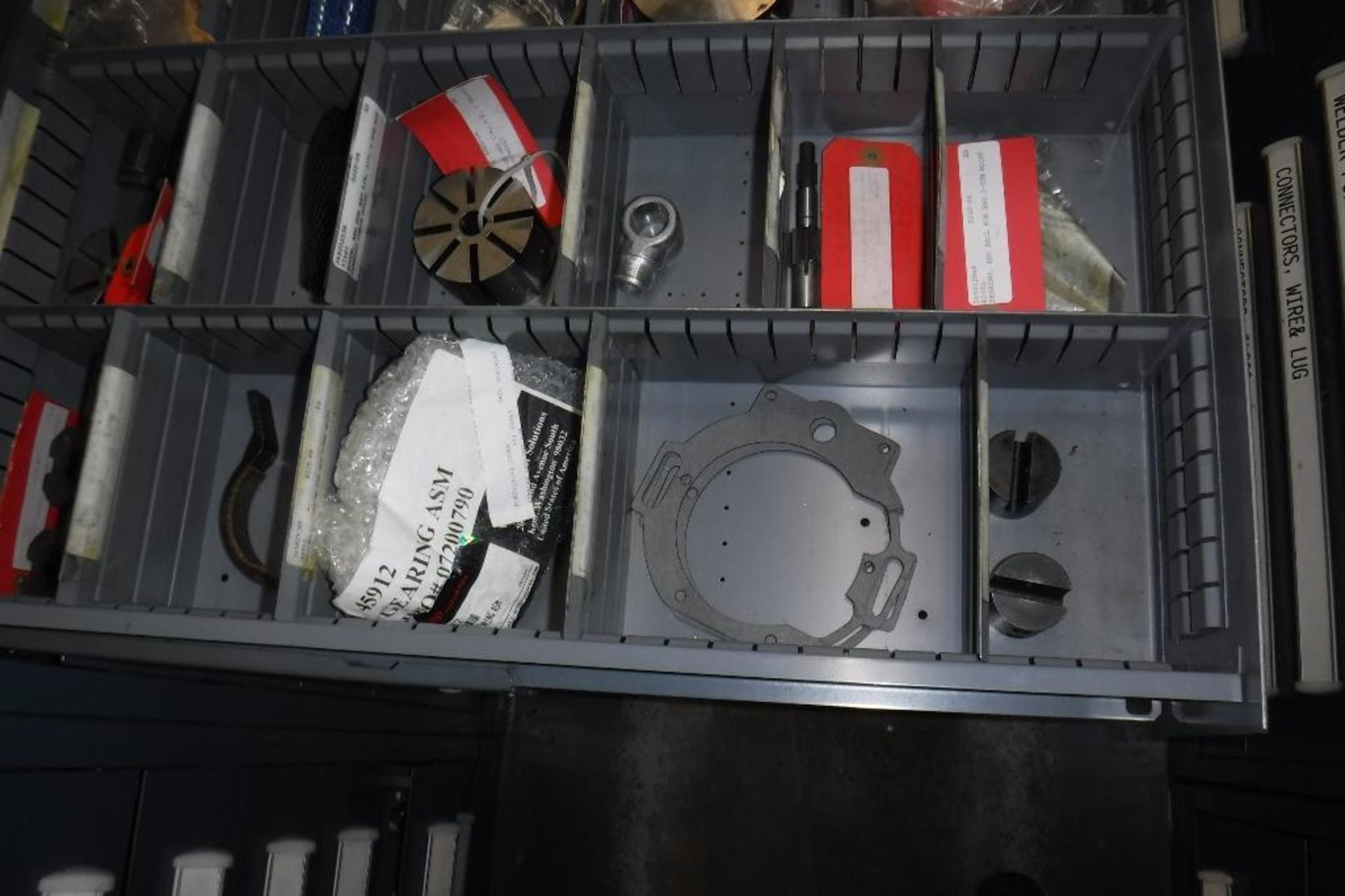 9-Drawer Vidmar Cabinet with Contents-Graco Parts,Hoist Parts,Pump Parts, MUST REMOVE BY 2/14/20-MUS - Image 7 of 12