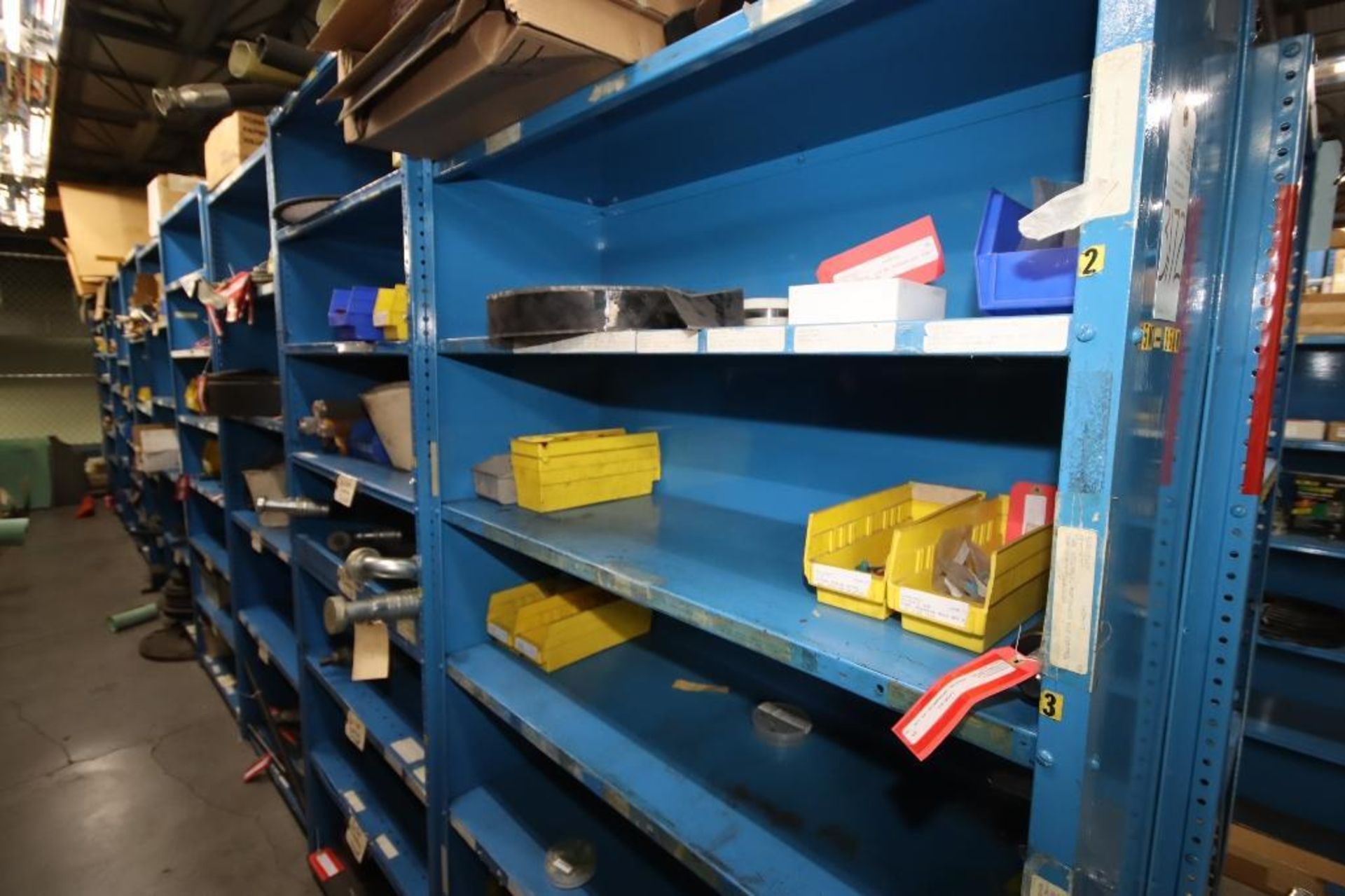 (20) Sections of Adjustable Shelve Units (145-154, 155-162 & 164), SHELVES/RACKS ONLY-NO CONTENTS, L - Image 2 of 3