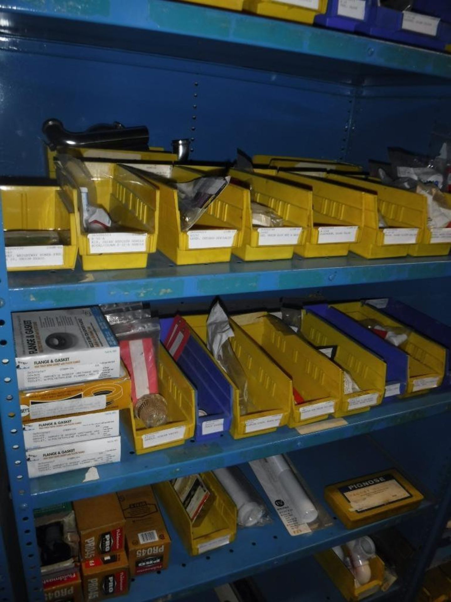 Contents of Shelves 241M Thru 236M-Latches,Sprinkler Head,Brackets,Springs,Valves,Levers,Reinforced - Image 12 of 19