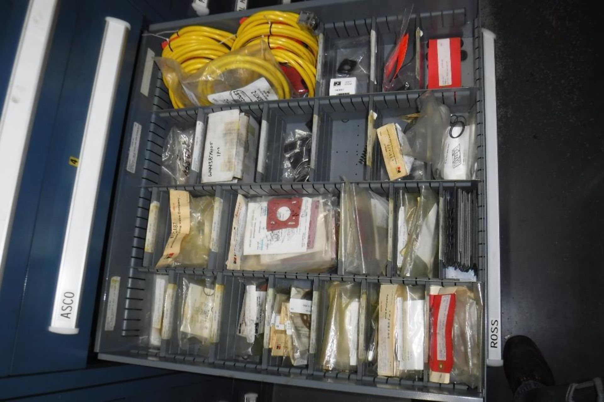 8-Drawer Vidmar Cabinet with Contents-Automatic Valve Corp., ASCO, Ross, Automatic Allenair, Whitelo - Image 5 of 13