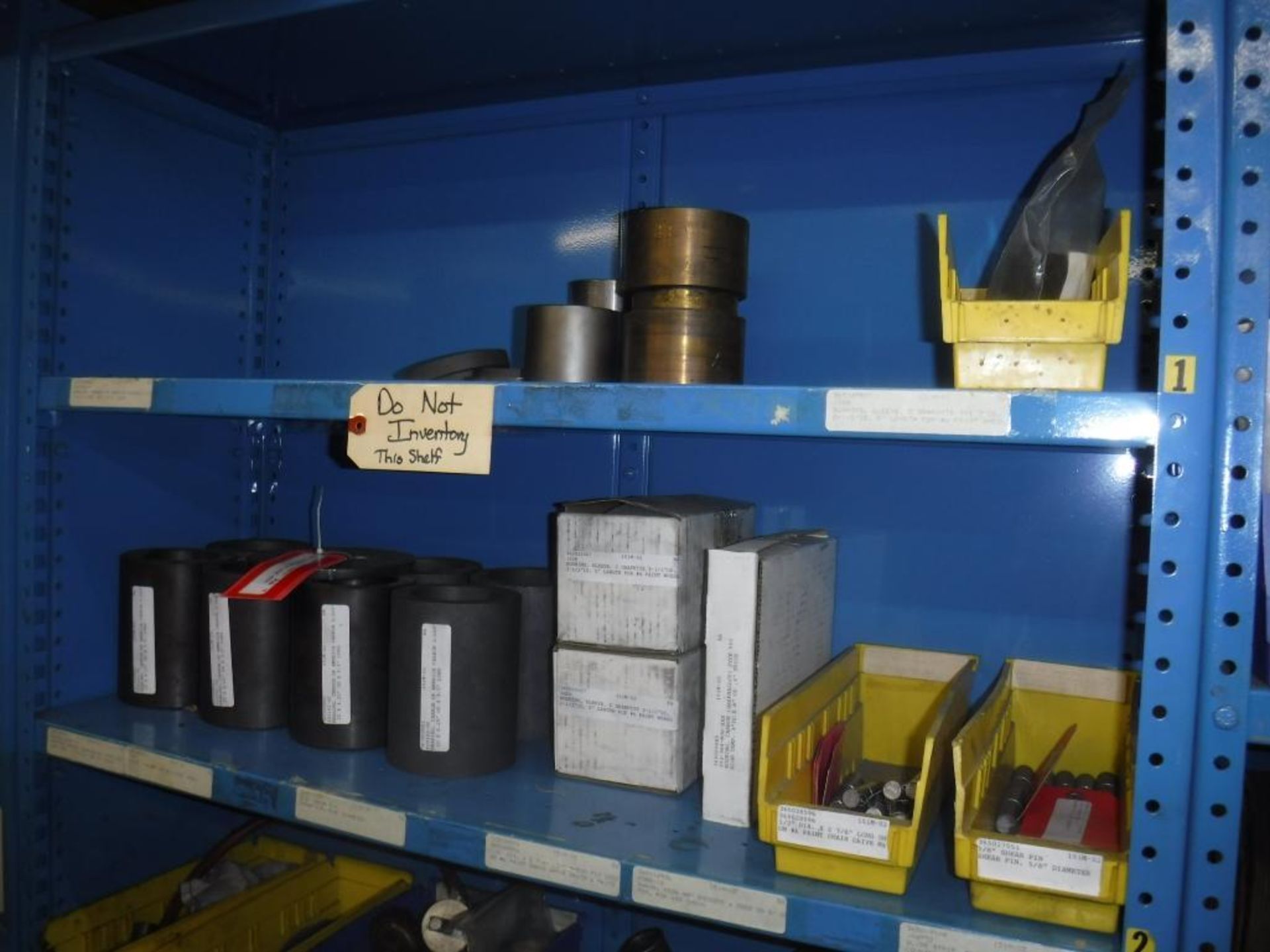 Contents of Shelving 145M Thru 154M-Shafts,Gaskets,Brackets,Links,Bolts,Bearings,Bushings,Tube Assy. - Image 18 of 27