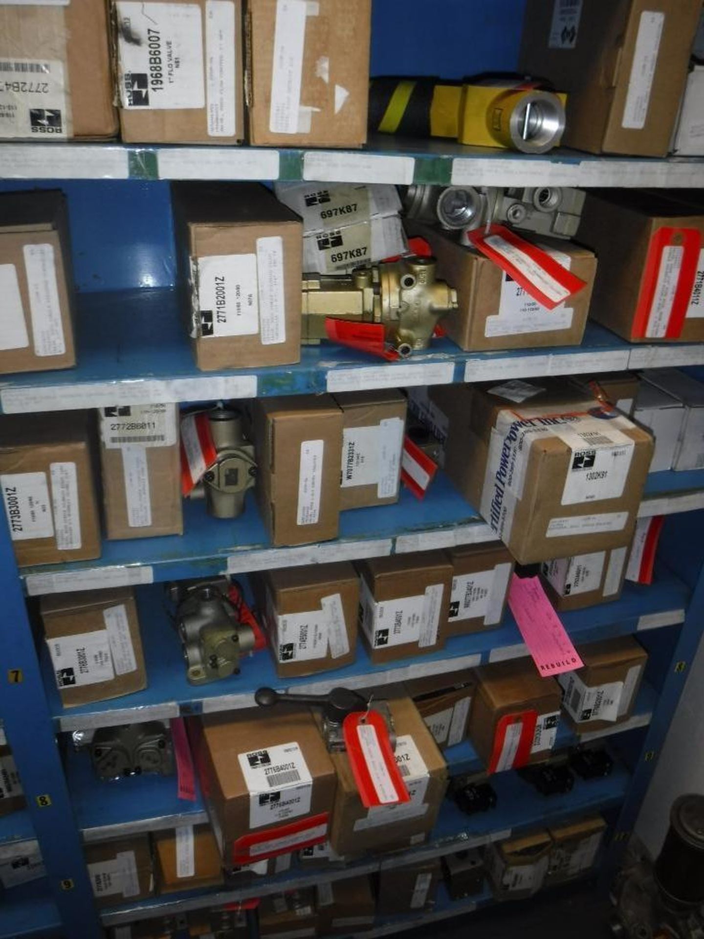 Contents of Shelves 216M Thru 224M-Valves,Balancers,Ross Valves,Solenoids,Red Hat Valves,Elements, E - Image 10 of 19