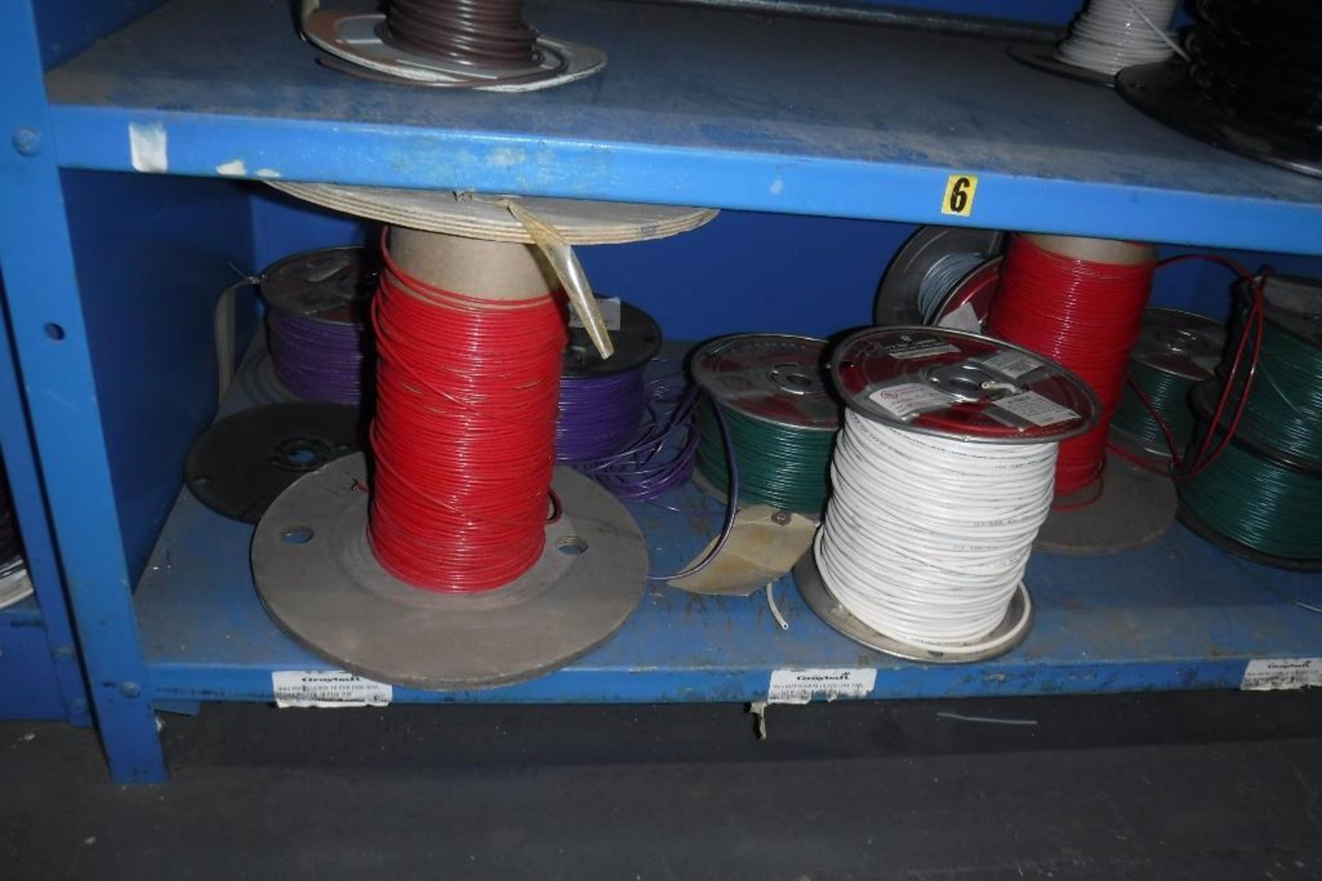 Contents of Rack 080S-Spools of Wire, MUST REMOVE BY 2/14/20-MUST BE REMOVED IN THE ENTIRITY - Image 8 of 8