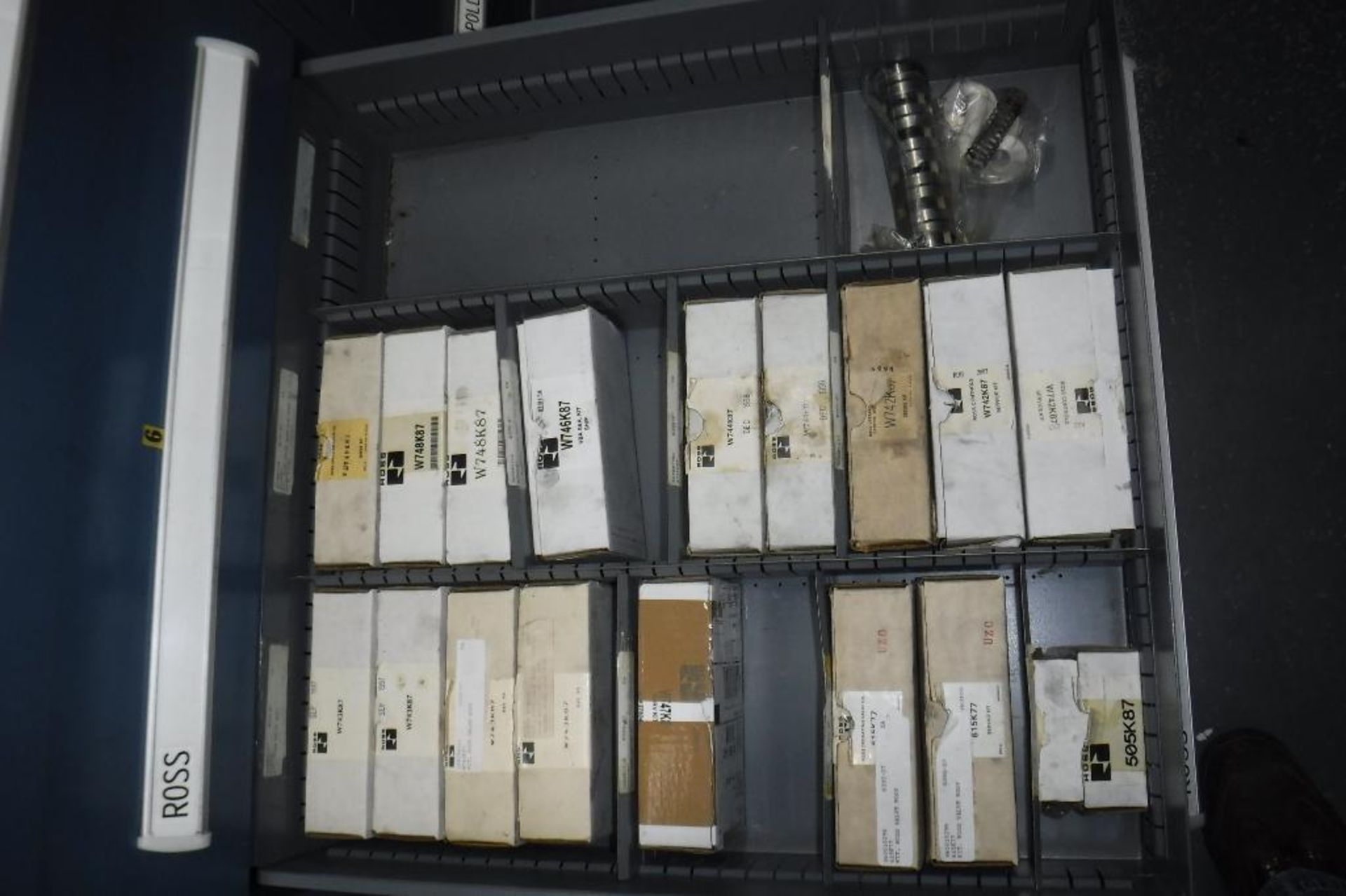 8-Drawer Vidmar Cabinet with Contents-Automatic Valve Corp., ASCO, Ross, Automatic Allenair, Whitelo - Image 3 of 13