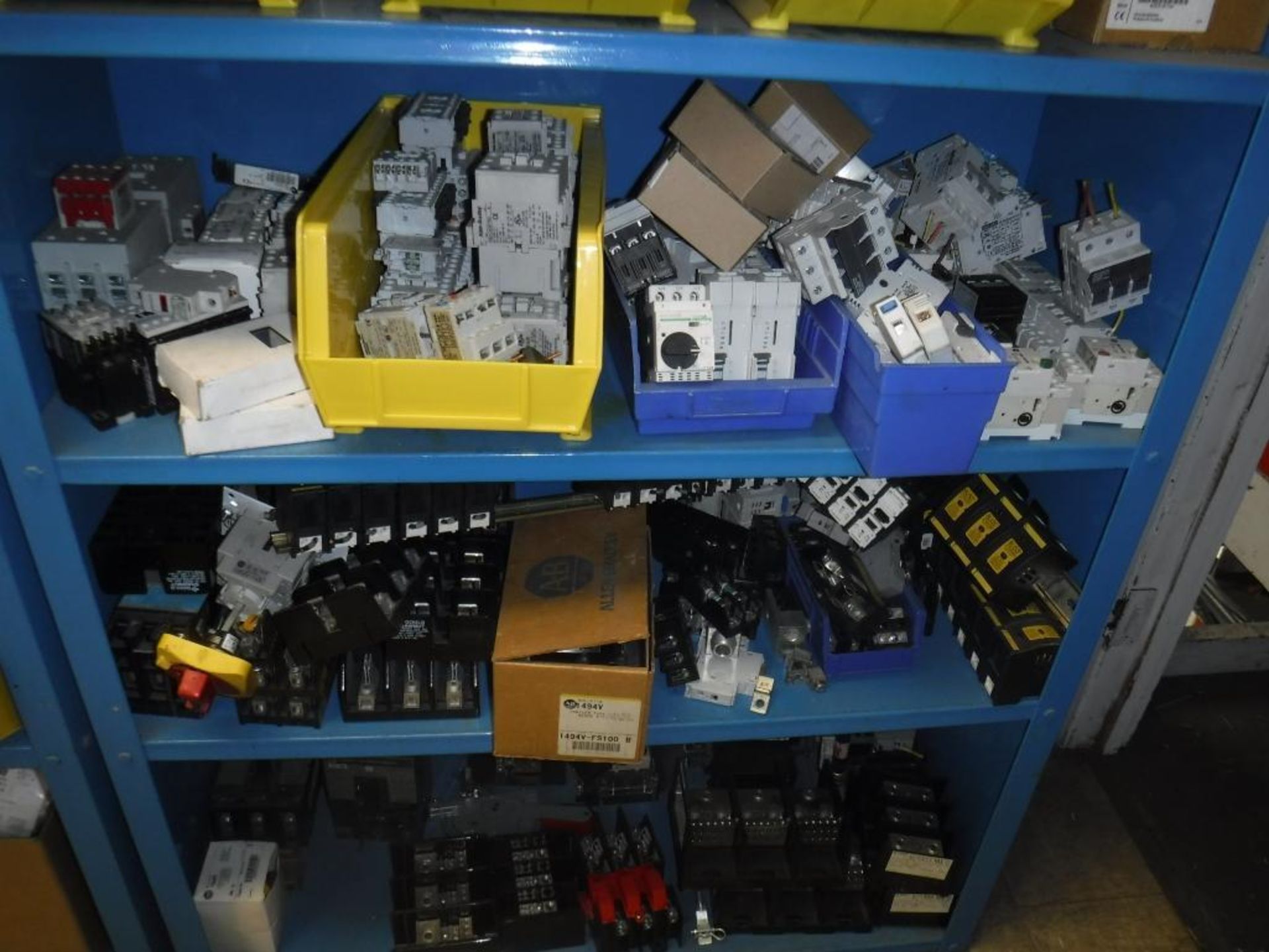 Contents of (3) Shelf Units-PowerFlex Drives,Fans,AB,Lights,Numatics,Transformers,Terminal Blocks,Ba - Image 9 of 15