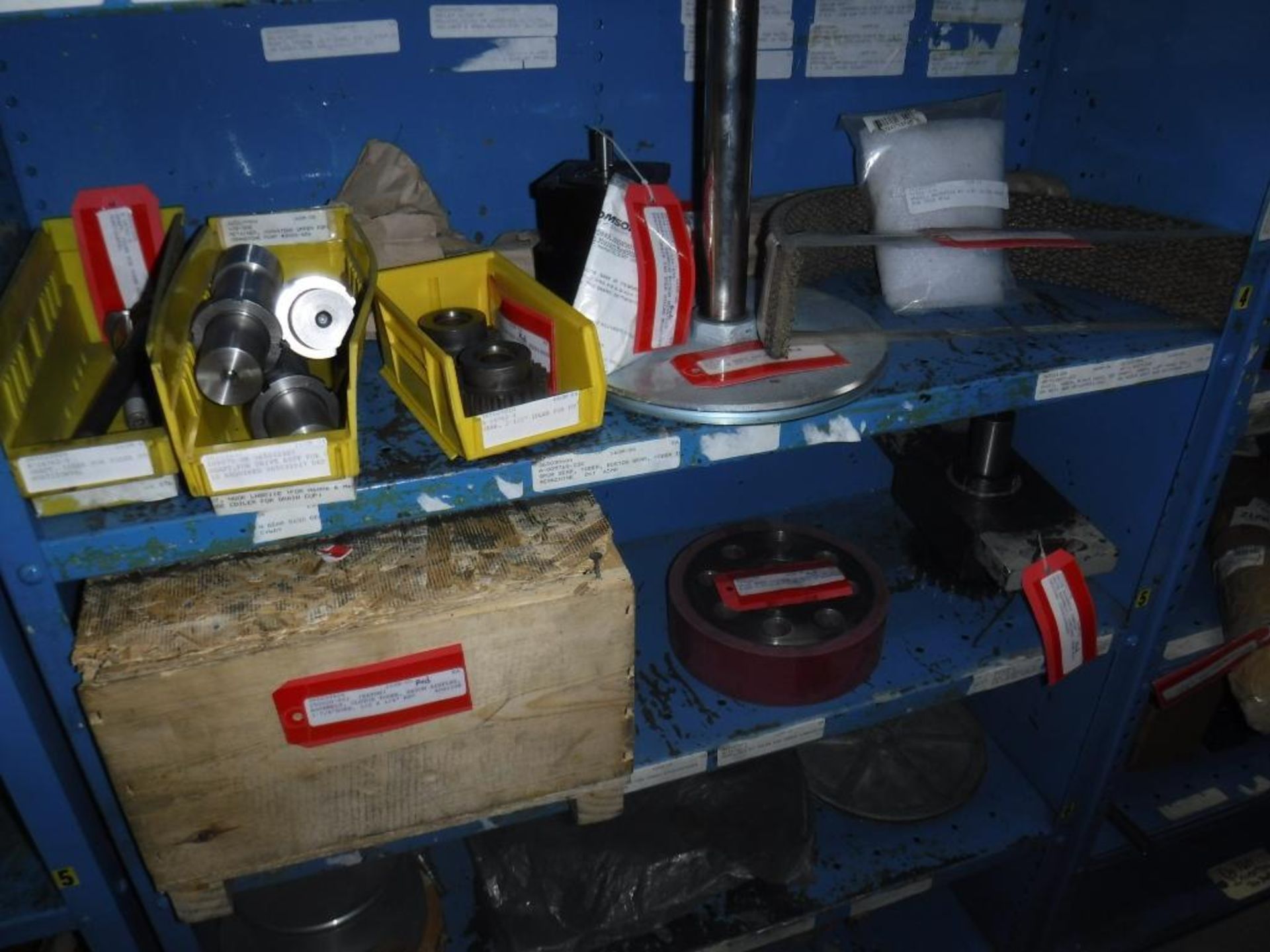 Contents of Shelving 155M Thru 164-5M-Pins,Valves,Shafts,Socket,Actuator,Idler Wheel,Wire Carrier,Ai - Image 19 of 33
