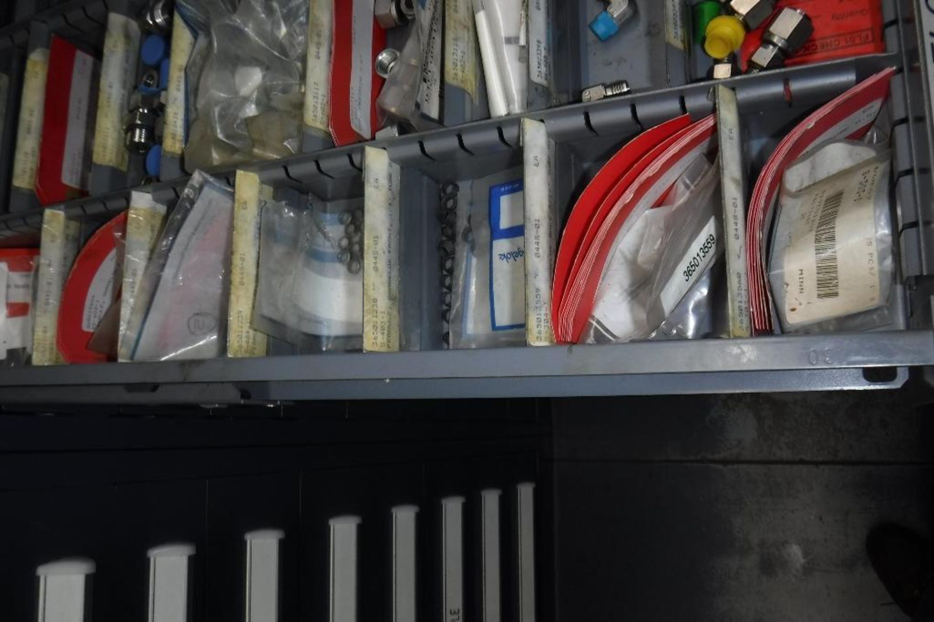 10-Drawer Vidmar Cabinet with Contents-Swage Locks, Loc-Line, Charger, Filterdyne, PCU Coupler, Vari - Image 15 of 15