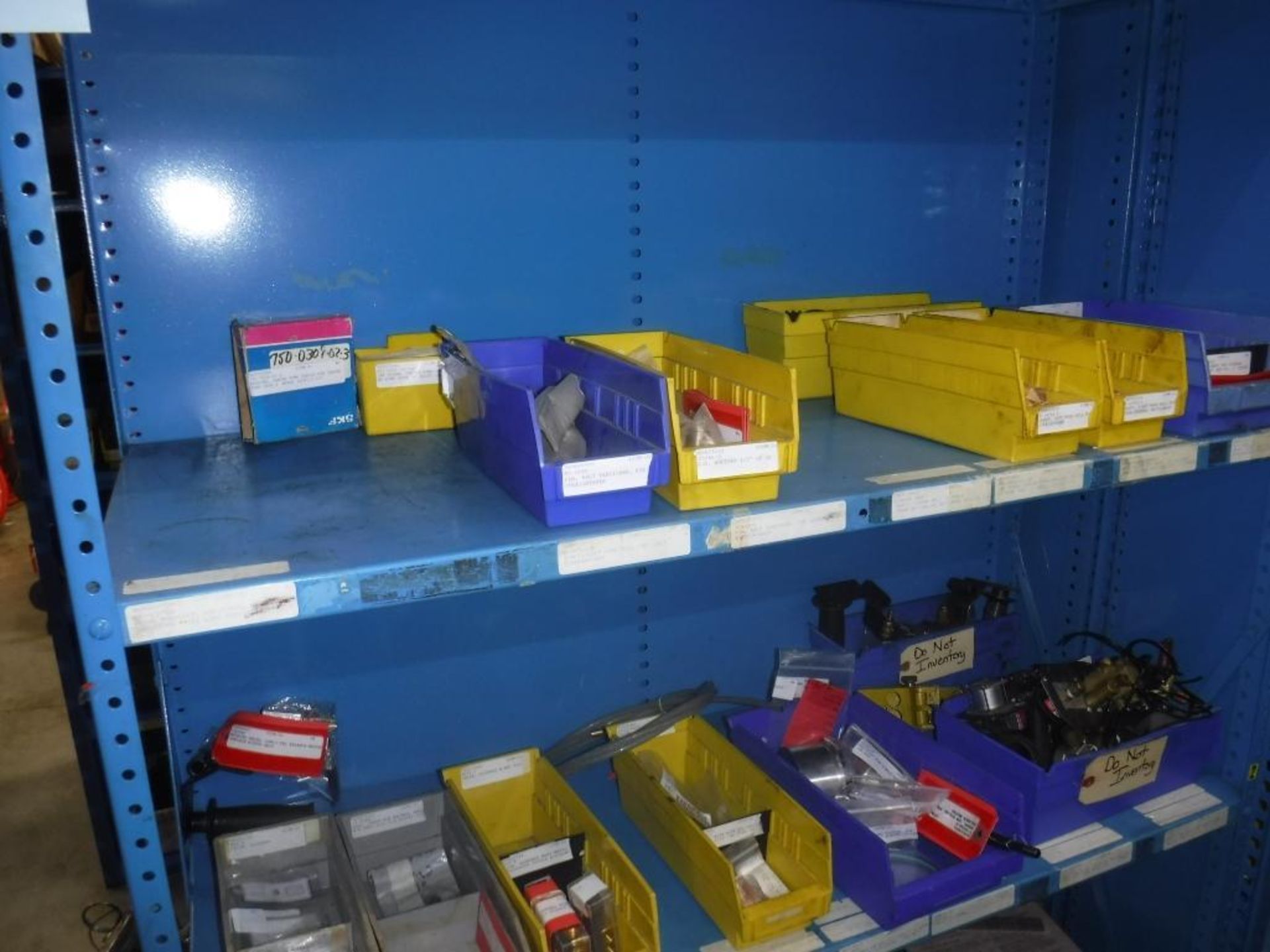 Contents of Shelving 155M Thru 164-5M-Pins,Valves,Shafts,Socket,Actuator,Idler Wheel,Wire Carrier,Ai - Image 2 of 33