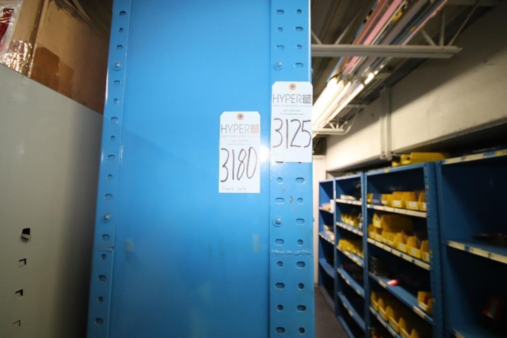 (5) Sections of Adjustable Shelve Units (163-166 & 285), SHELVES/RACKS ONLY-NO CONTENTS, LOCATED ON
