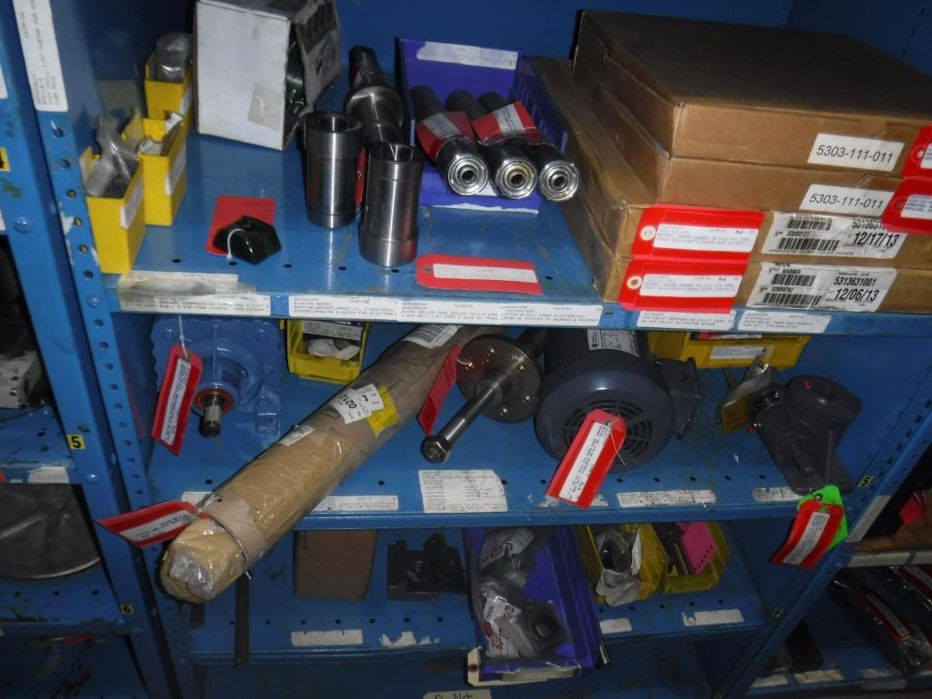 Contents of Shelving 155M Thru 164-5M-Pins,Valves,Shafts,Socket,Actuator,Idler Wheel,Wire Carrier,Ai - Image 23 of 33