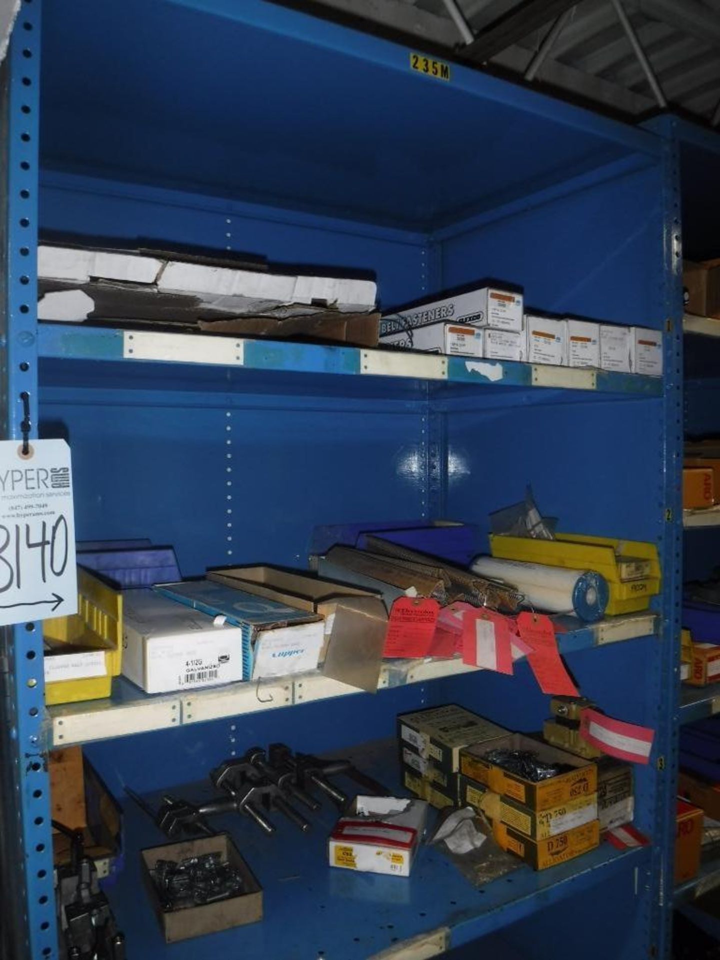 Contents of Shelves 235M Thru 230M-Fastners,Hooks,Regulators,Repair Kits,Gauges,Regulators,Repairs,R