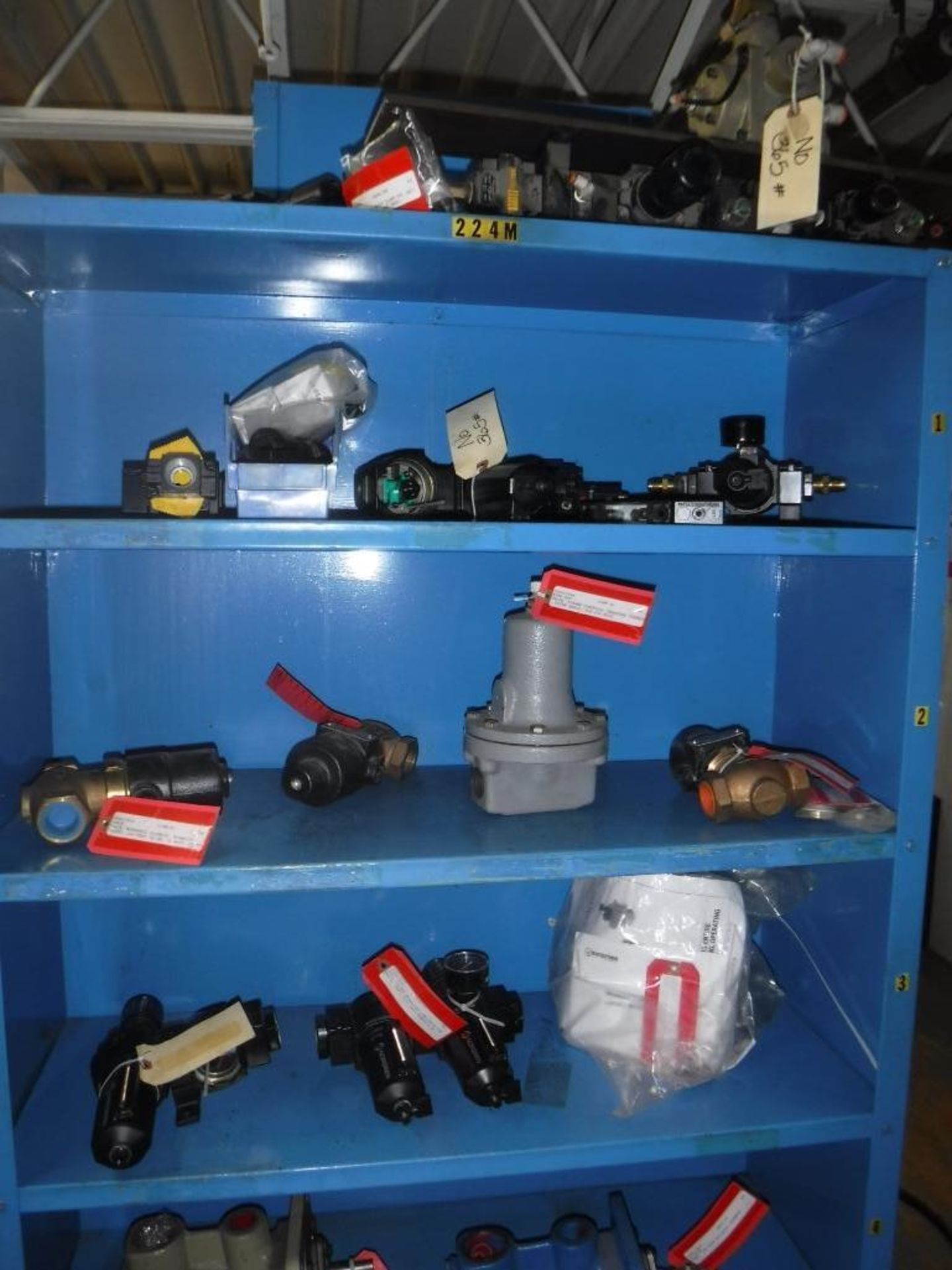 Contents of Shelves 216M Thru 224M-Valves,Balancers,Ross Valves,Solenoids,Red Hat Valves,Elements, E - Image 18 of 19