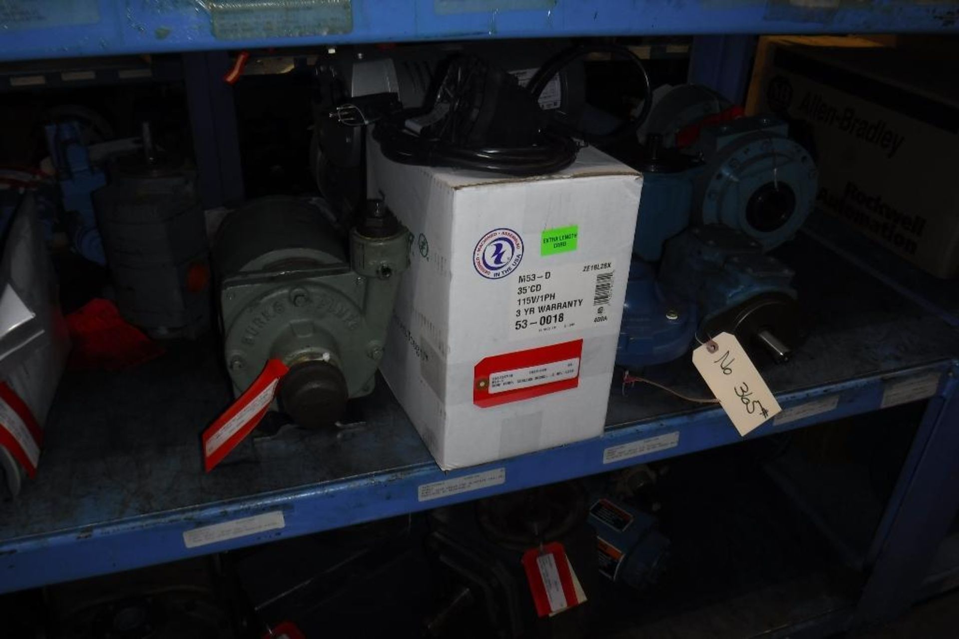 Contents of Rack 505S-Gear Boxes, Pumps, Etc., MUST REMOVE BY 2/14/20-MUST BE REMOVED IN THE ENTIRIT - Image 13 of 34