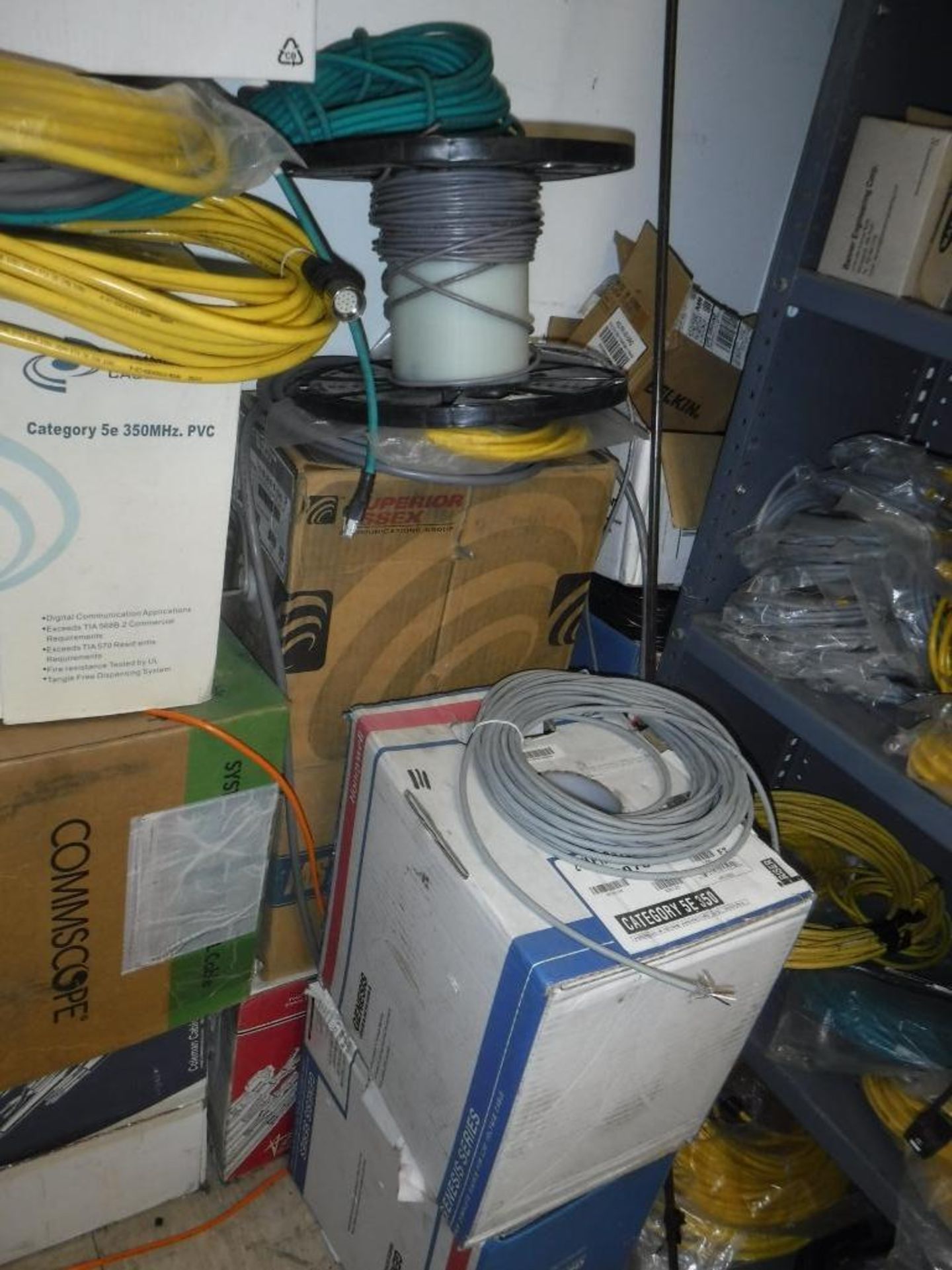 Contents of (1) Shelf Unit-Cables,Red Loin, Banner Units, AB Guard Masters, (8) Boxes of Cabeling, E - Image 7 of 7