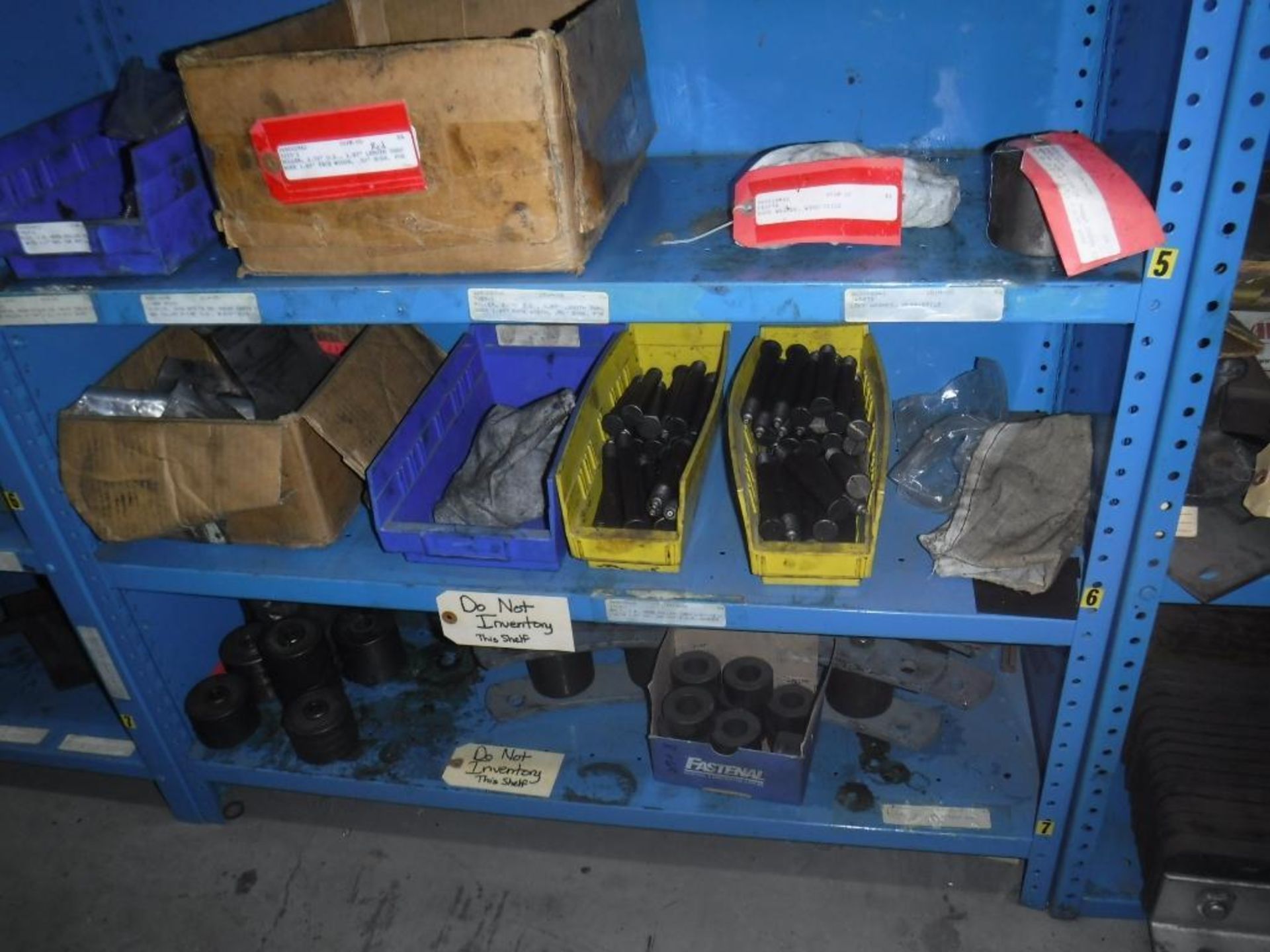 Contents of Shelving 145M Thru 154M-Shafts,Gaskets,Brackets,Links,Bolts,Bearings,Bushings,Tube Assy. - Image 20 of 27