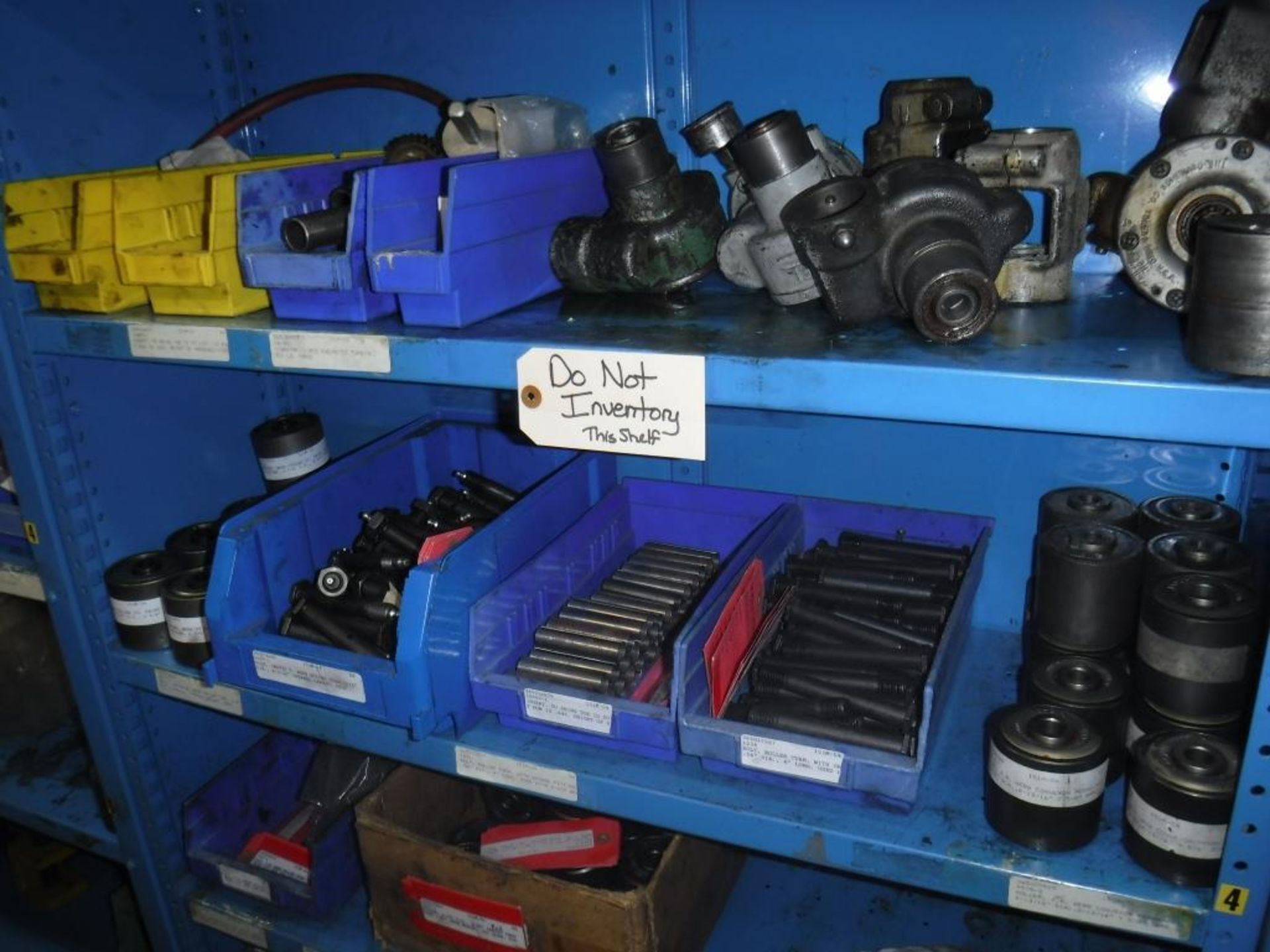 Contents of Shelving 145M Thru 154M-Shafts,Gaskets,Brackets,Links,Bolts,Bearings,Bushings,Tube Assy. - Image 19 of 27