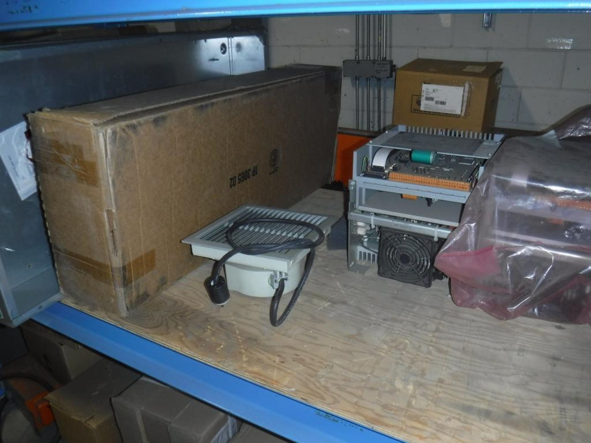 Contents of Shelves 374E Thru 375E-Stencil Cutter,Switch,Sensor,Boxes,Starters,Power Supply,Line For - Image 5 of 12