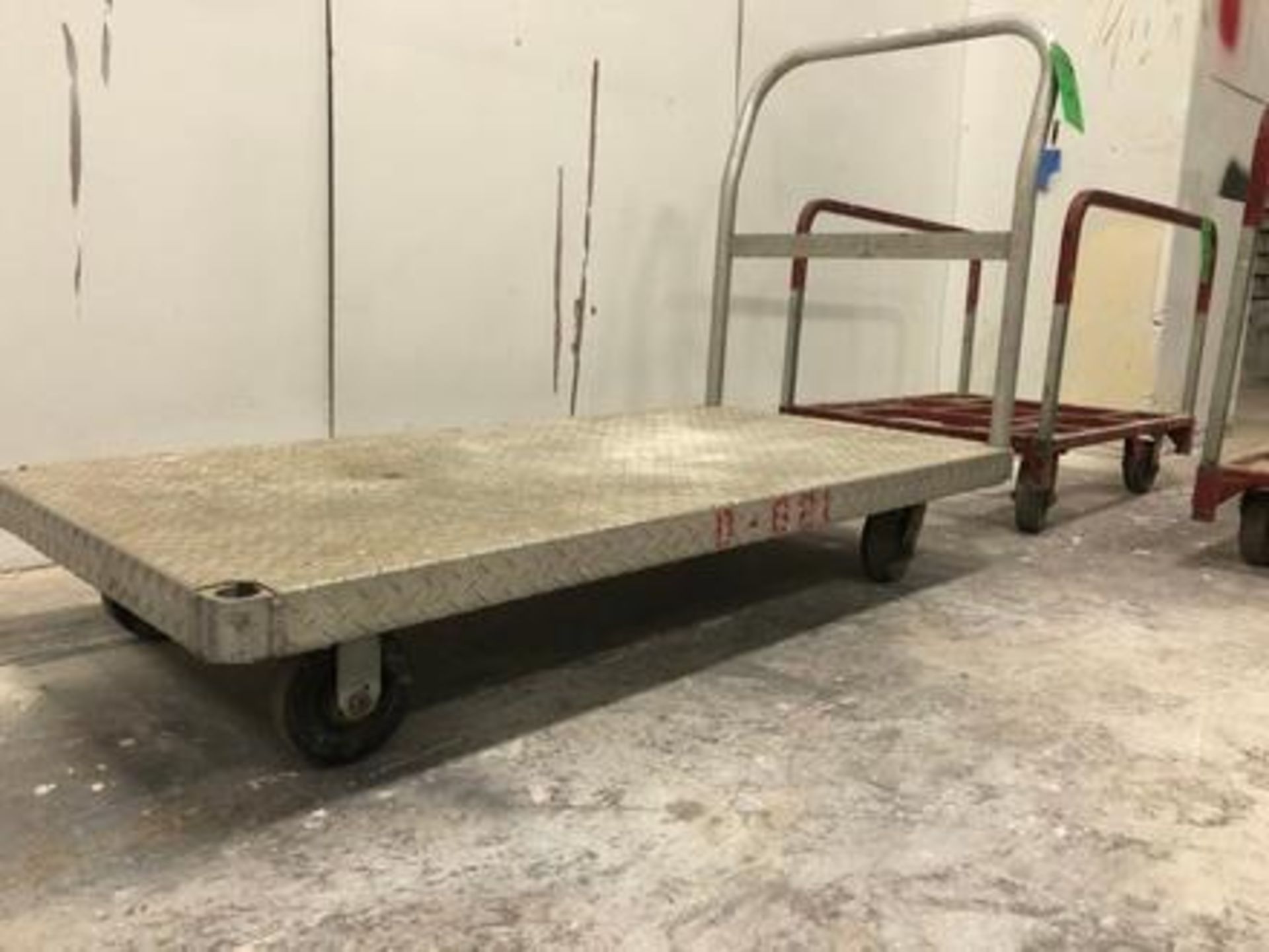 Aluminum Platform Cart, Size 30 x 60" - Image 2 of 3