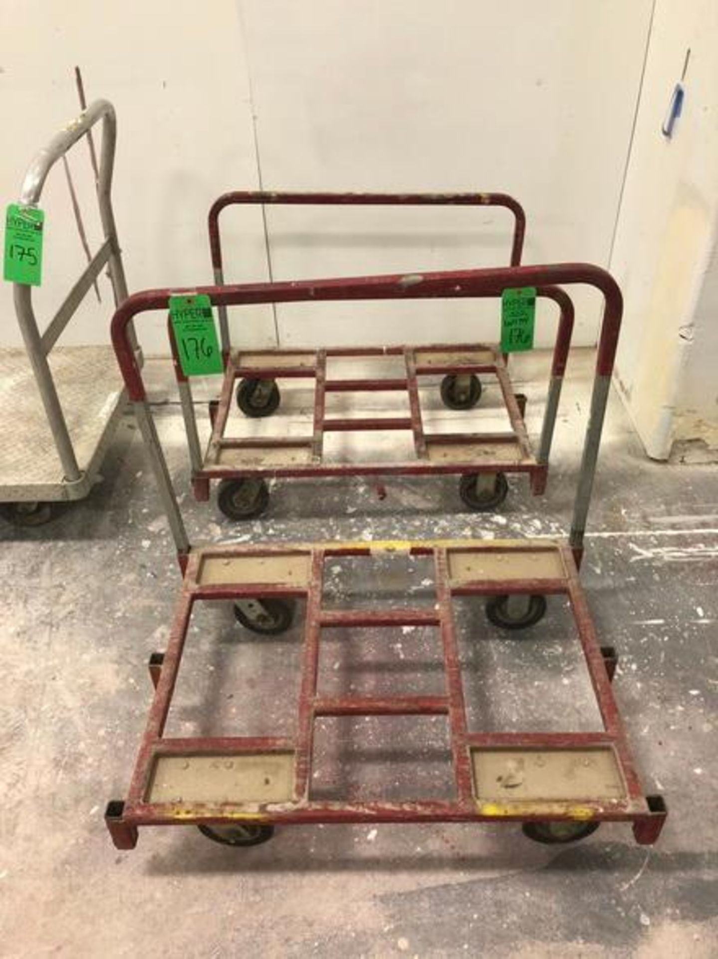 (2) Platform Rolling Carts, Size 24" W x 24" D